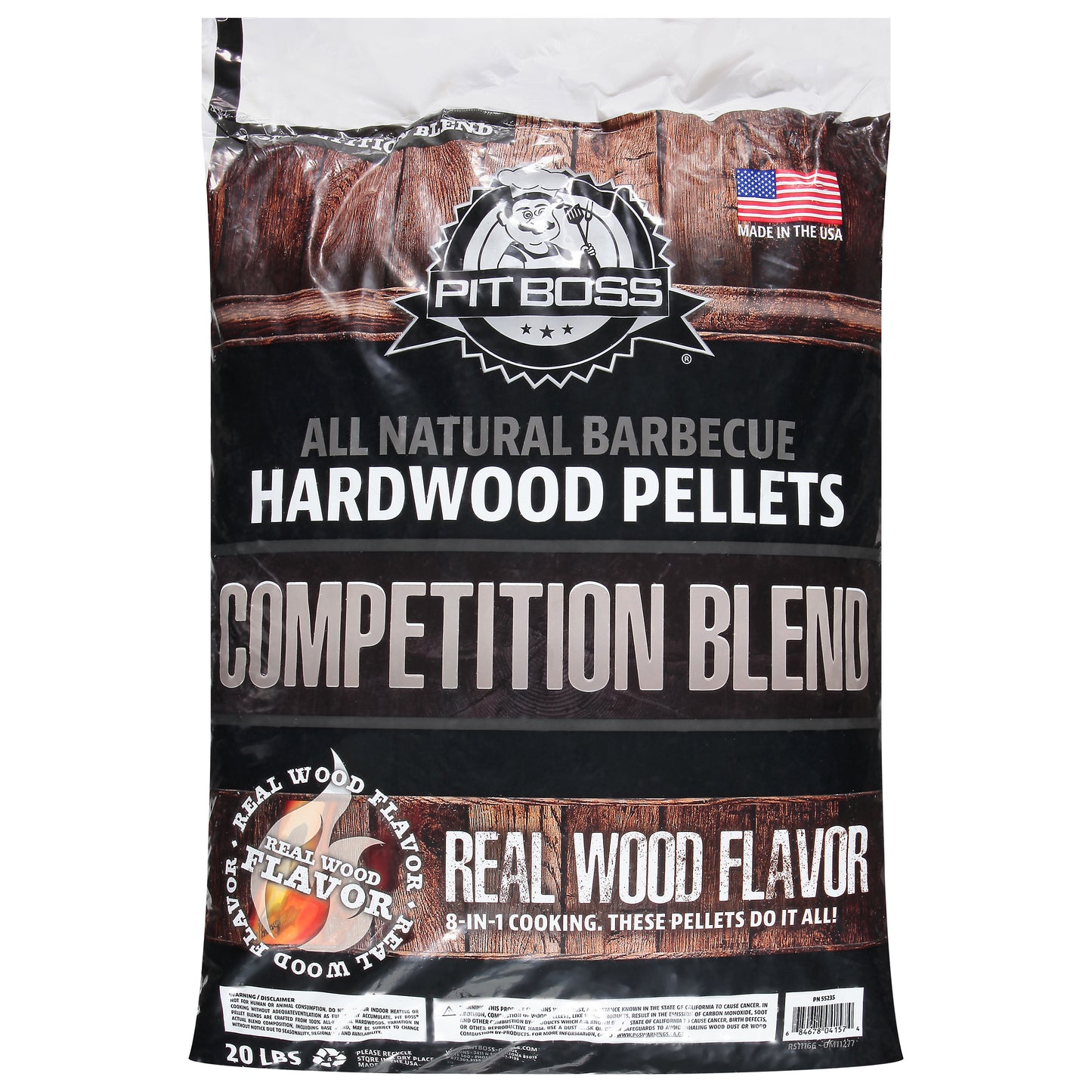 Pit Boss Competition Blend Hardwood Pellets 20 lb