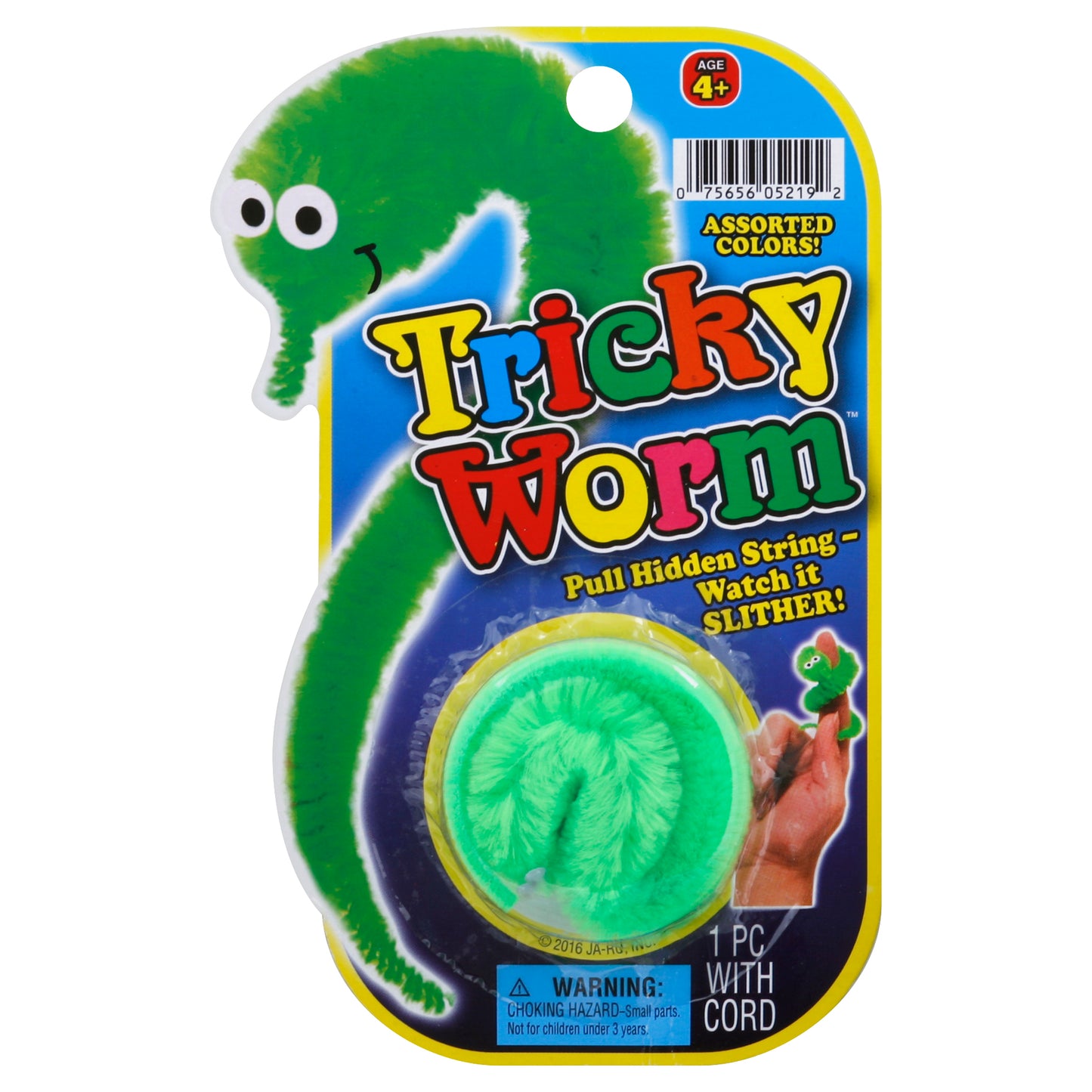 Ja-Ru Tricky Worm 1 ea
