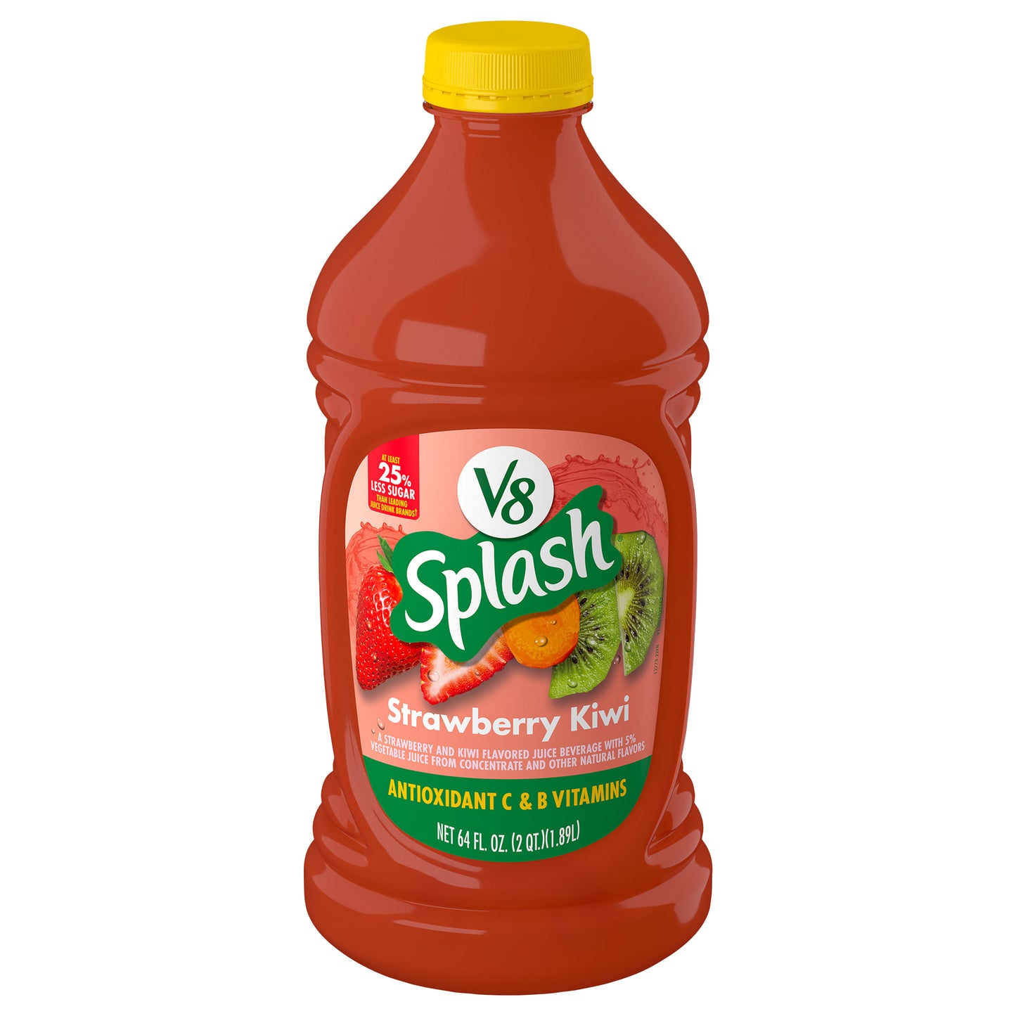 V8 Splash Strawberry Kiwi Juice Beverage 64 fl oz
