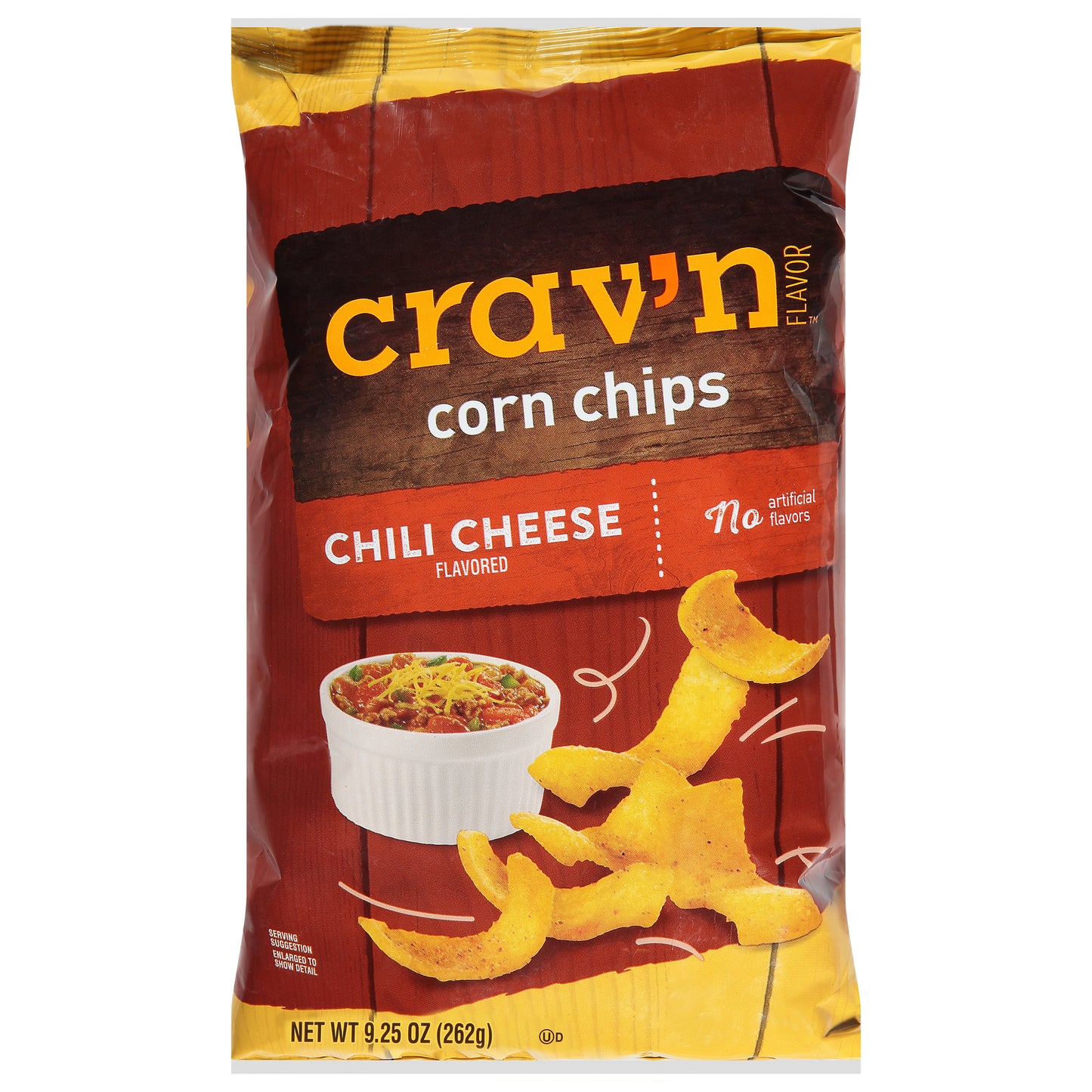 Crav'n Flavor Chili Cheese Flavored Corn Chips 9.25 oz