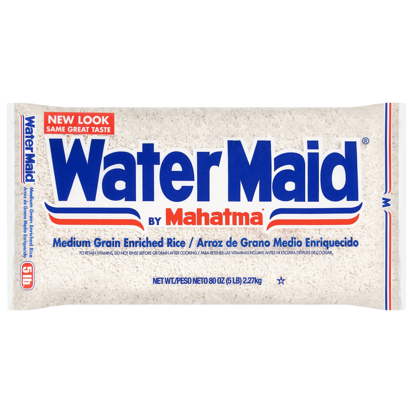 Water Maid Medium Grain Enriched Rice 80 oz