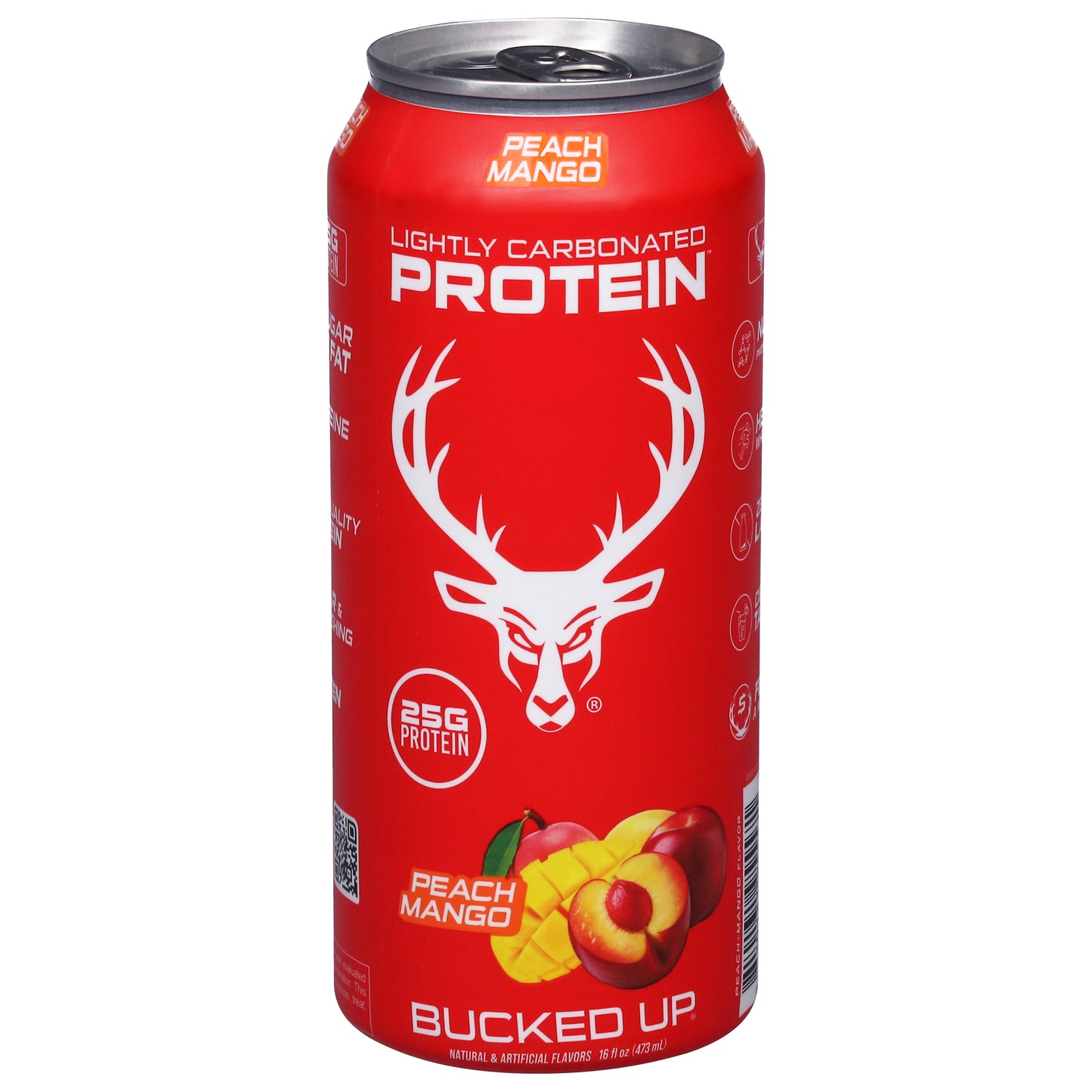 Bucked Up Peach Mango Energy Drink 16 fl oz