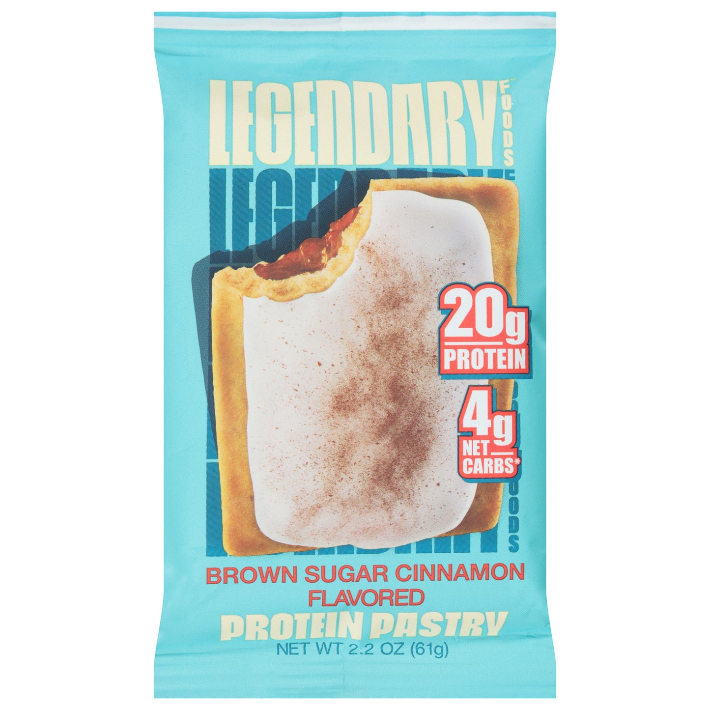 Legendary Foods Brown Sugar Cinnamon Flavored Protein Pastry 2.2 oz