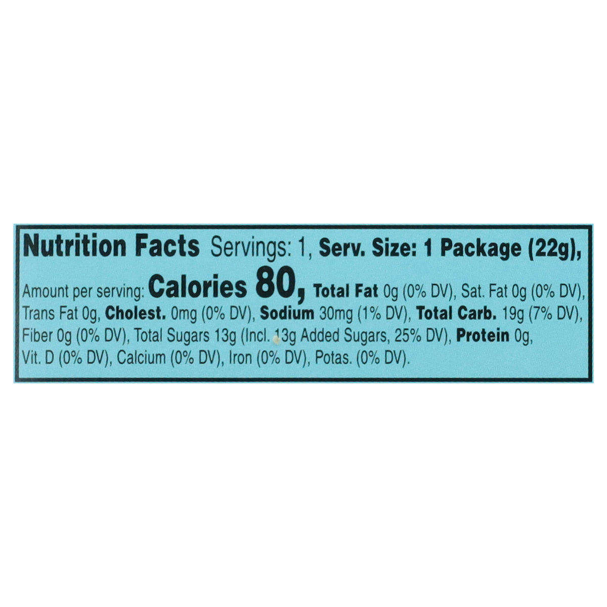Mike and Ike Chewy Blue Raspberry Candy 0.78 oz