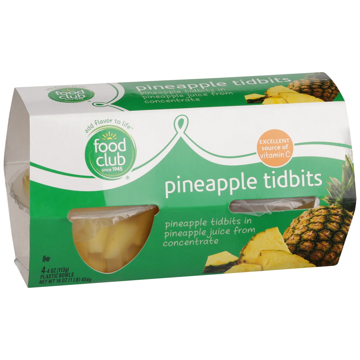 Food Club Pineapple Tidbits In Pineapple Juice From Concentrate