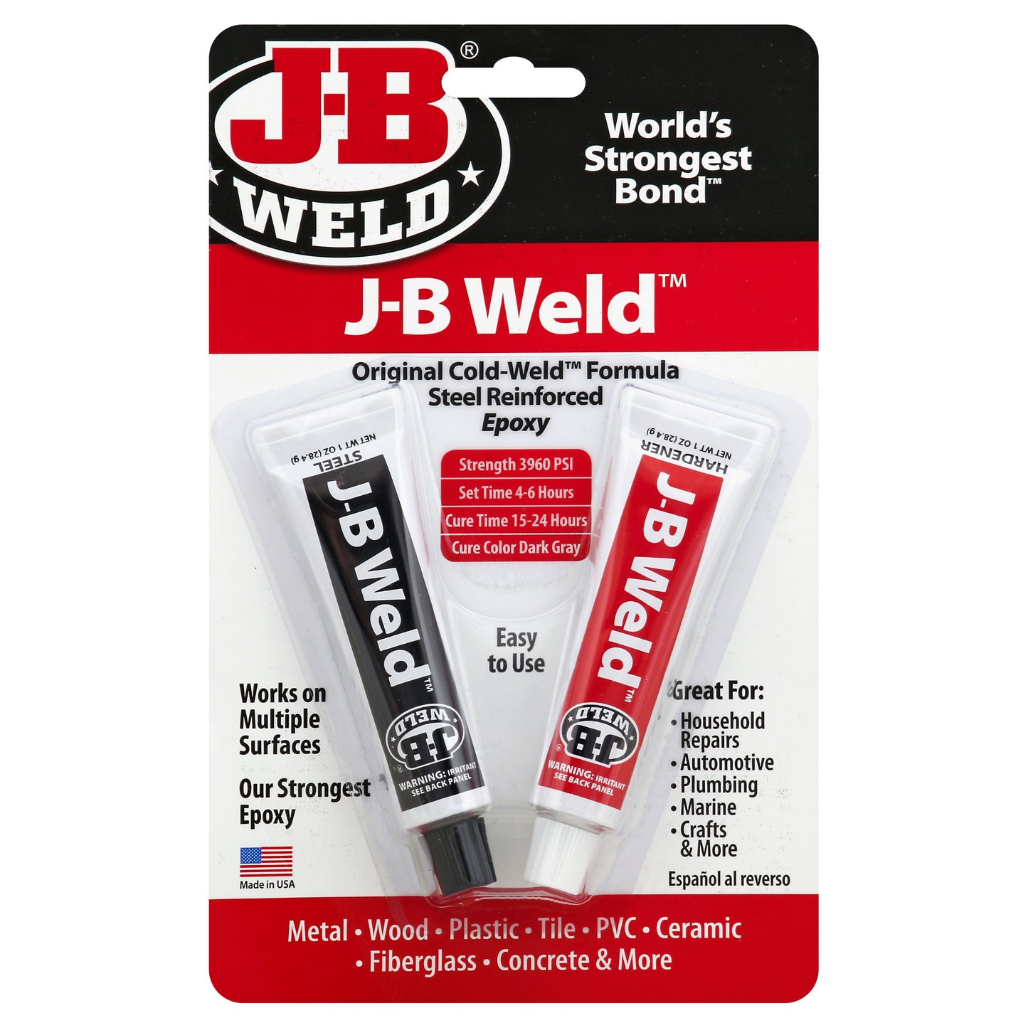 J B Weld Epoxy 2 ea