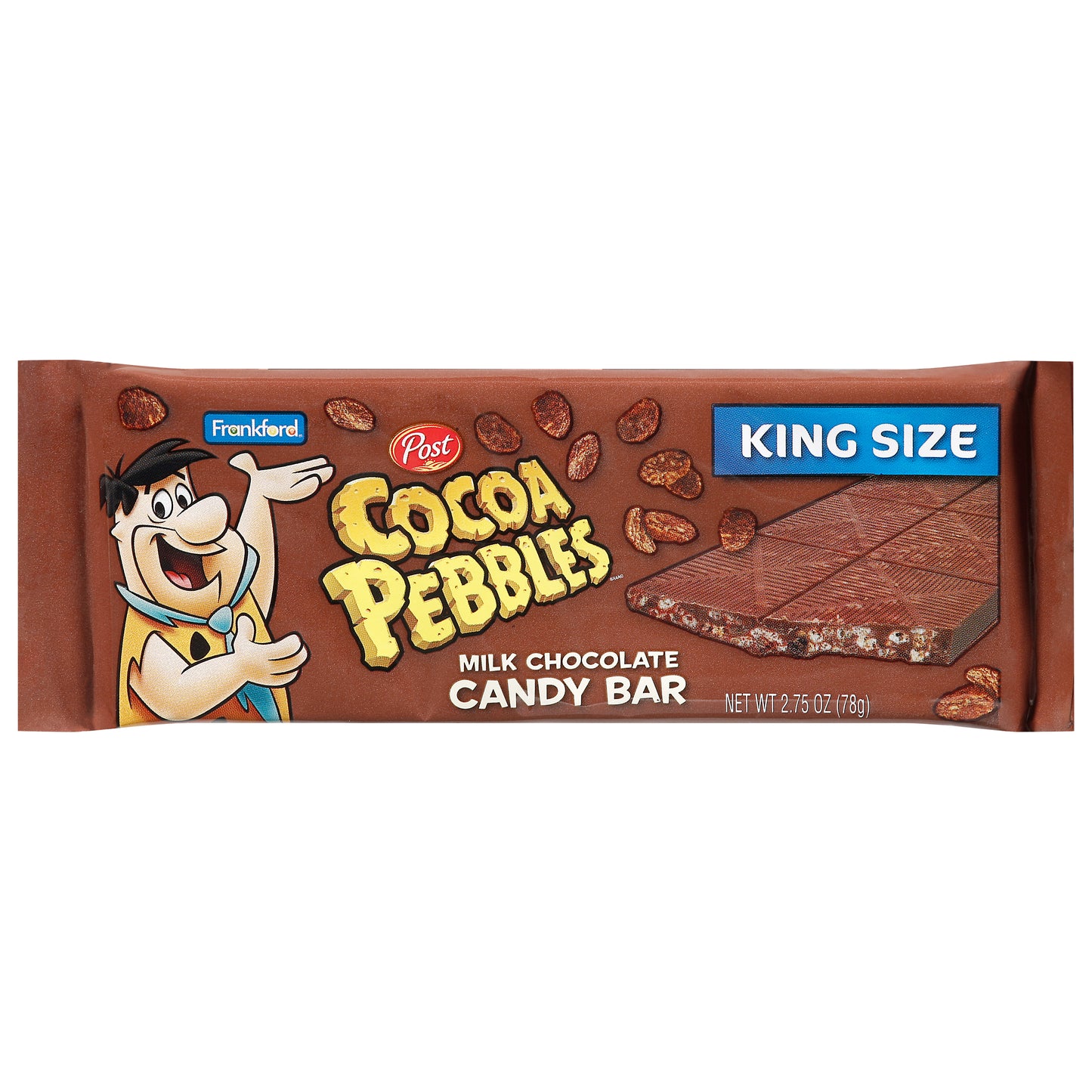 Cocoa Pebbles King Size Milk Chocolate Candy Bar 2.75 oz