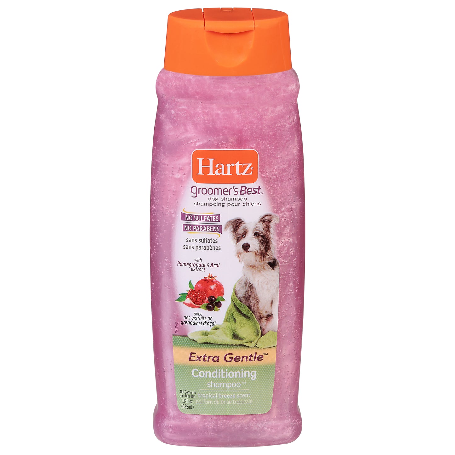 Hartz Groomer's Best Conditioning Tropical Breeze Scent Dog Shampoo 18 fl oz