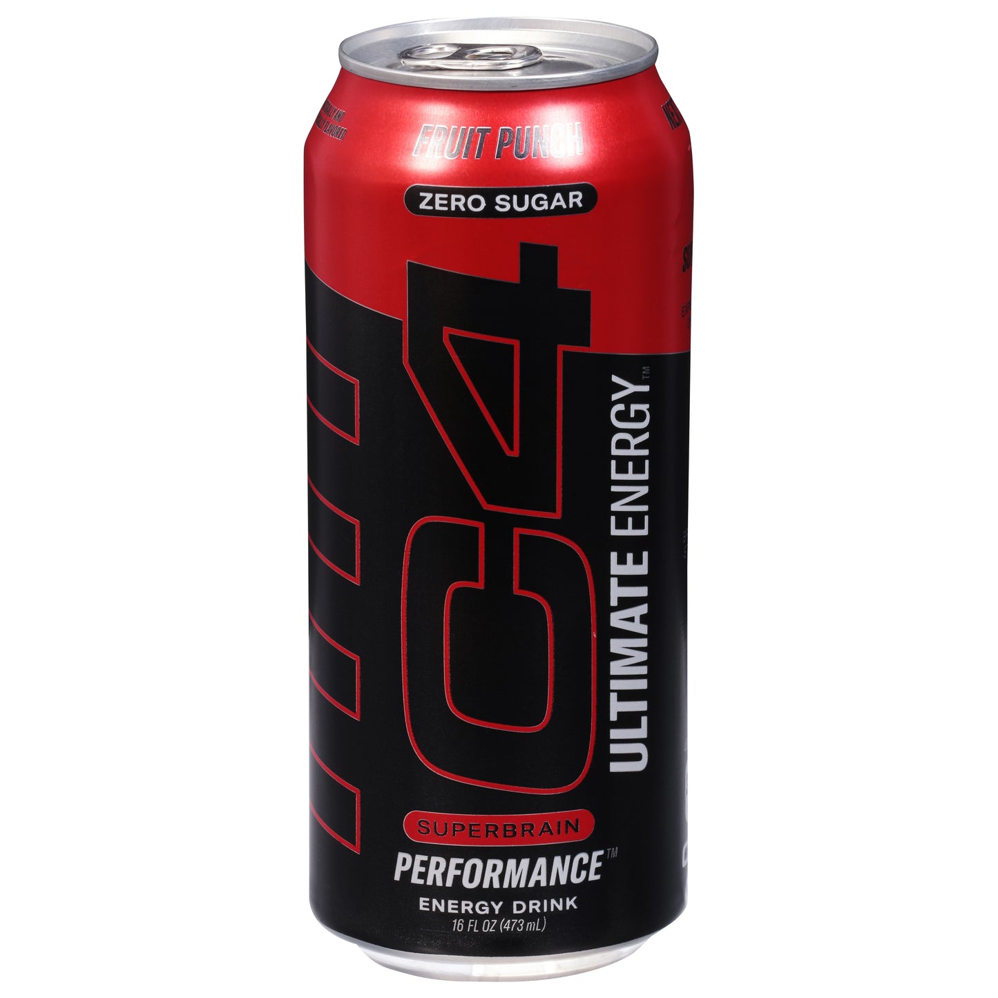 C4 Ultimate Energy Zero Sugar Perfomance Fruit Punch Energy Drink 16 fl oz
