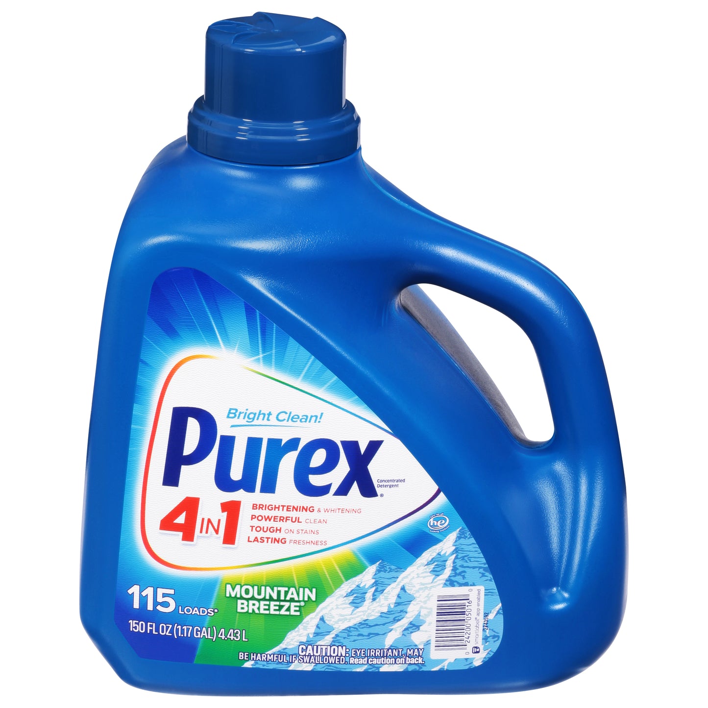 Purex Bright Clean 4 in 1 Mountain Breeze Concentrated Detergent 150 fl oz