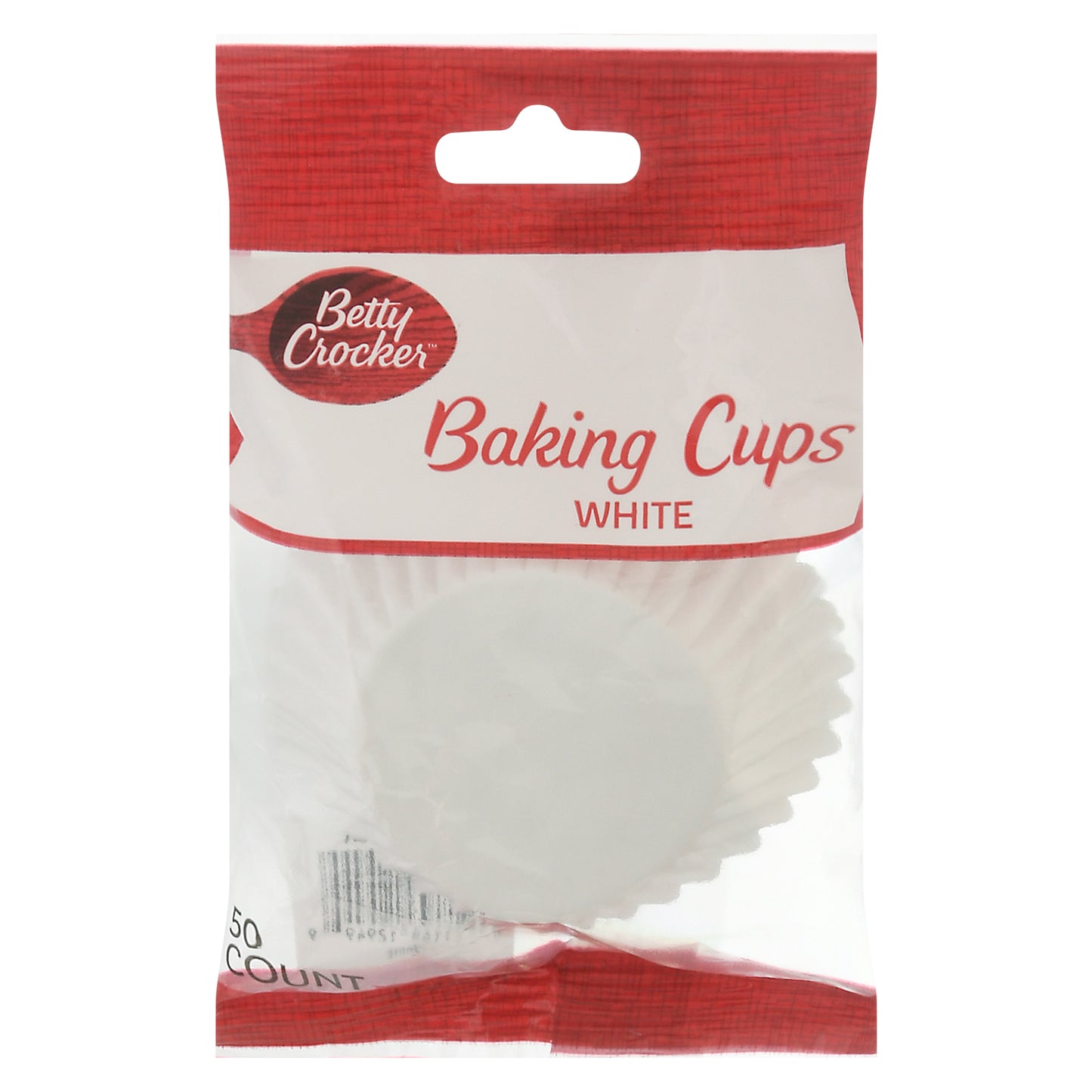 Betty Crocker White Baking Cups 50 ea