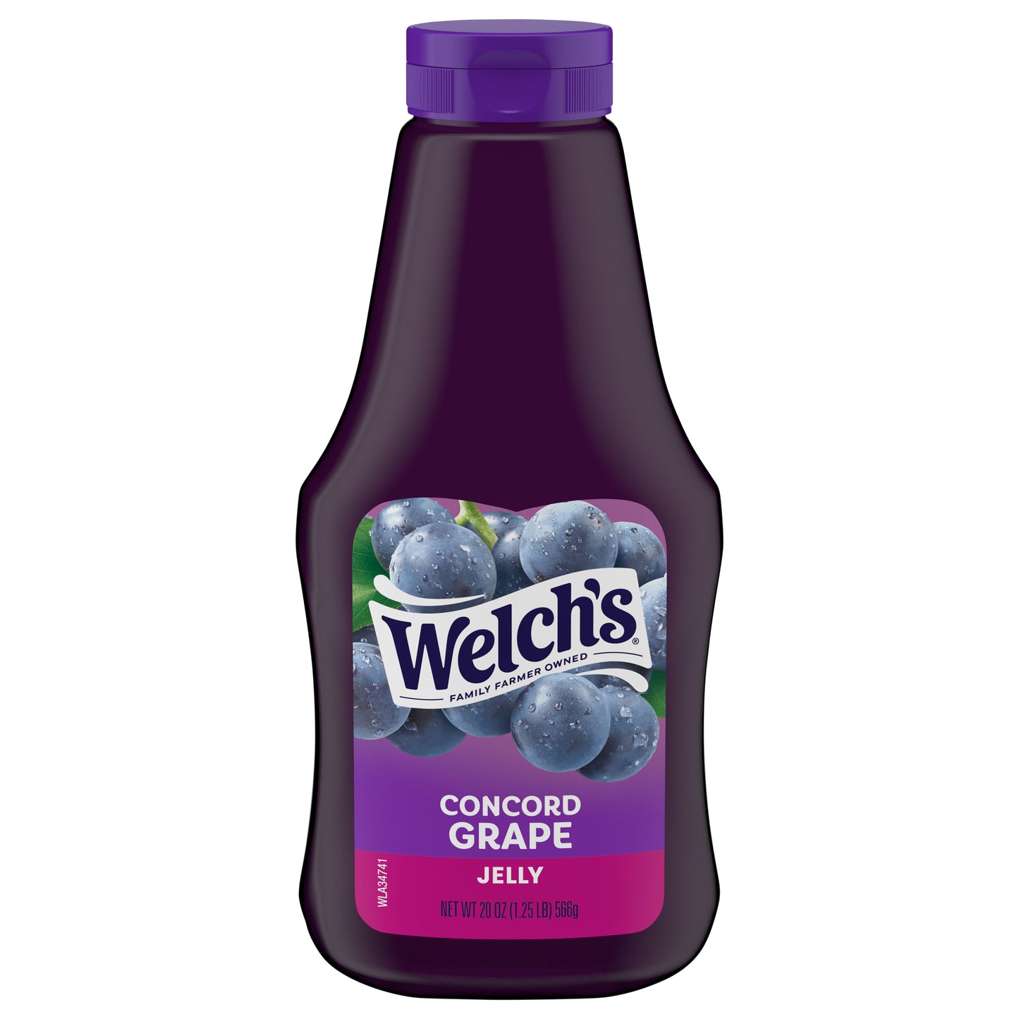 Welch's Concord Grape Jelly, 20 oz Squeeze Bottle