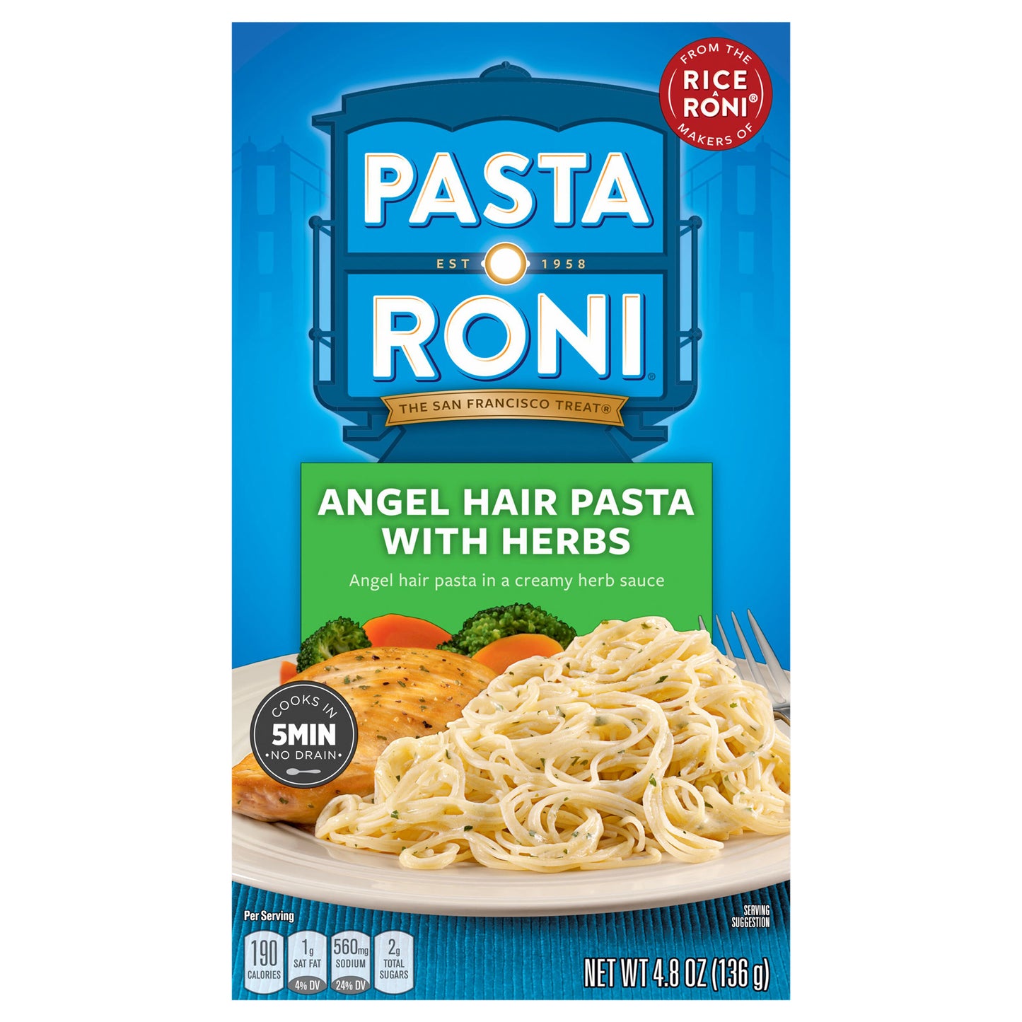 Pasta Roni Angel Hair Pasta With Herbs 4.8 Oz