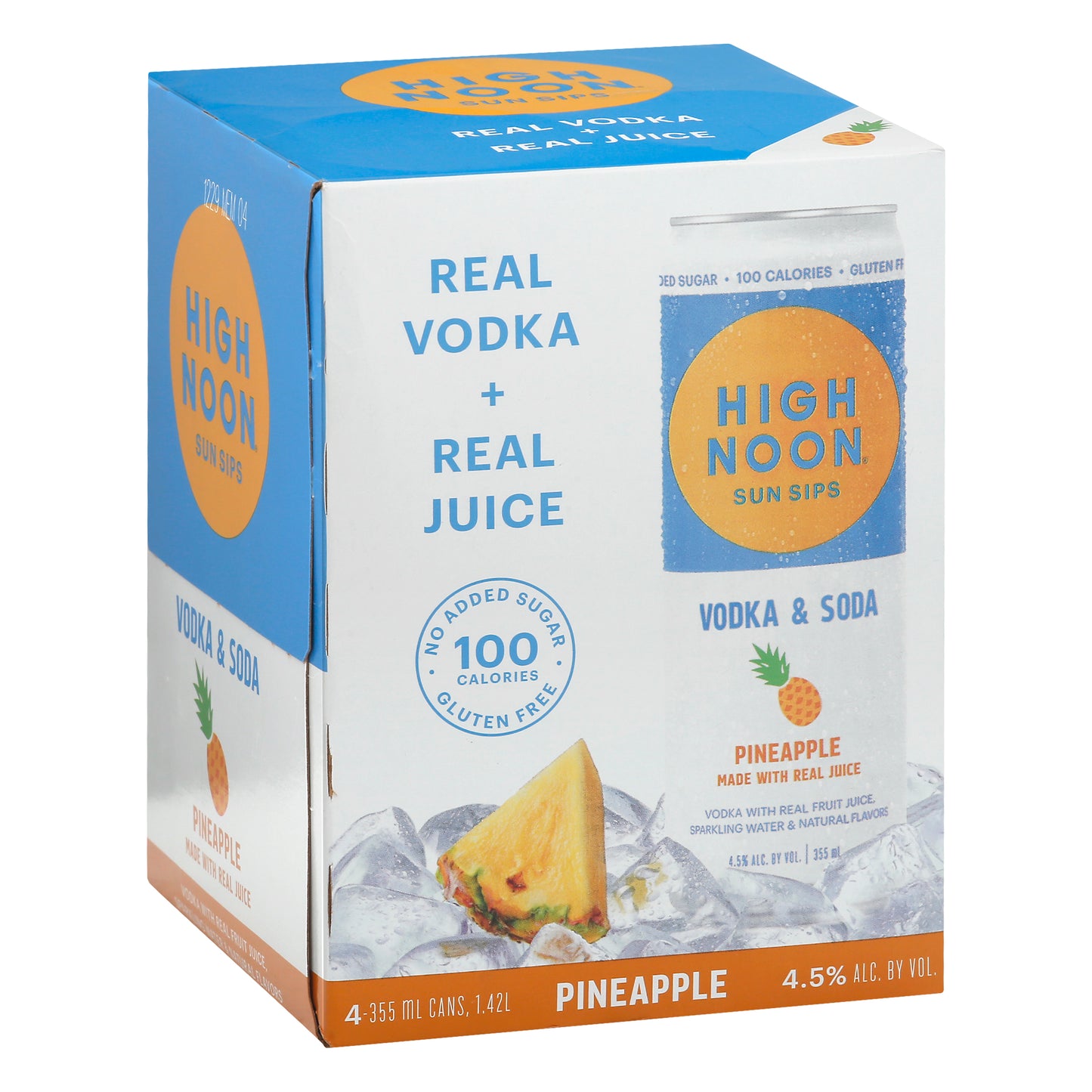 High Noon Pineapple Vodka & Soda 4 ea