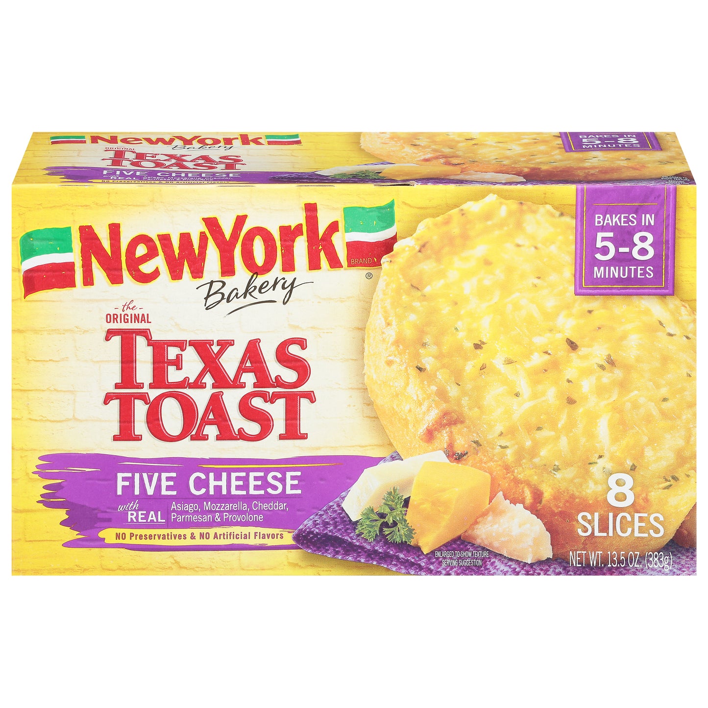 New York Bakery Slices Five Cheese Texas Toast 8 ea