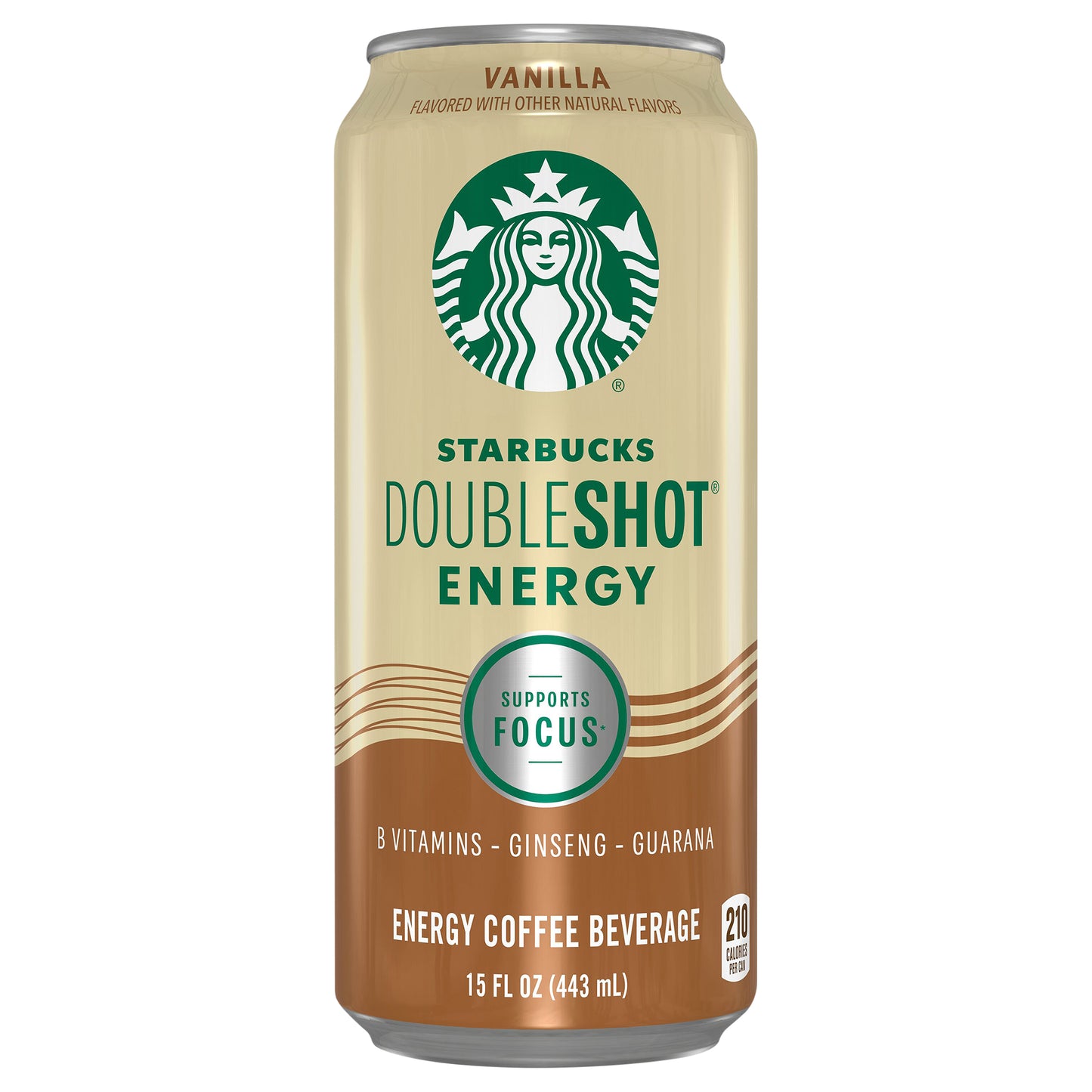 Starbucks Double Shot Energy Coffee Beverage Vanilla Flavored 15 Fl Oz Can