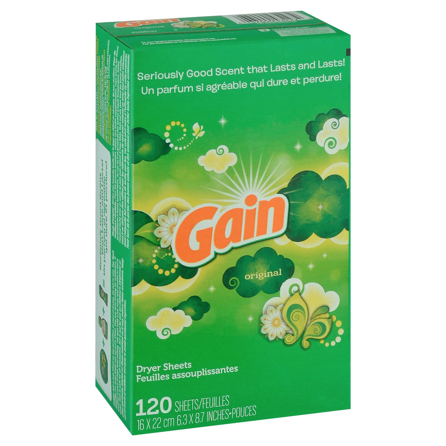 Gain Original Dryer Sheets 120 ea