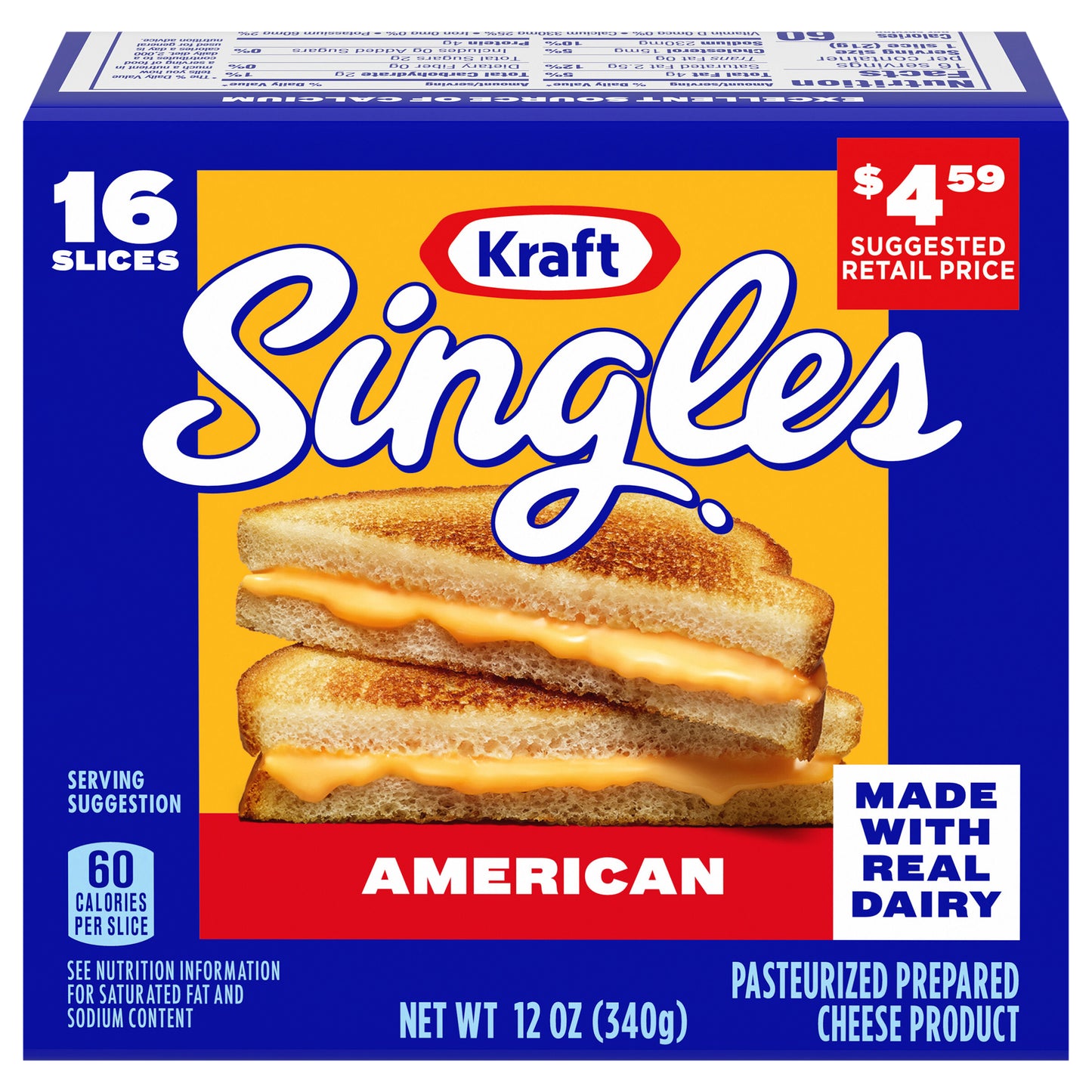 Kraft Singles American Slices, 16 ct Pack