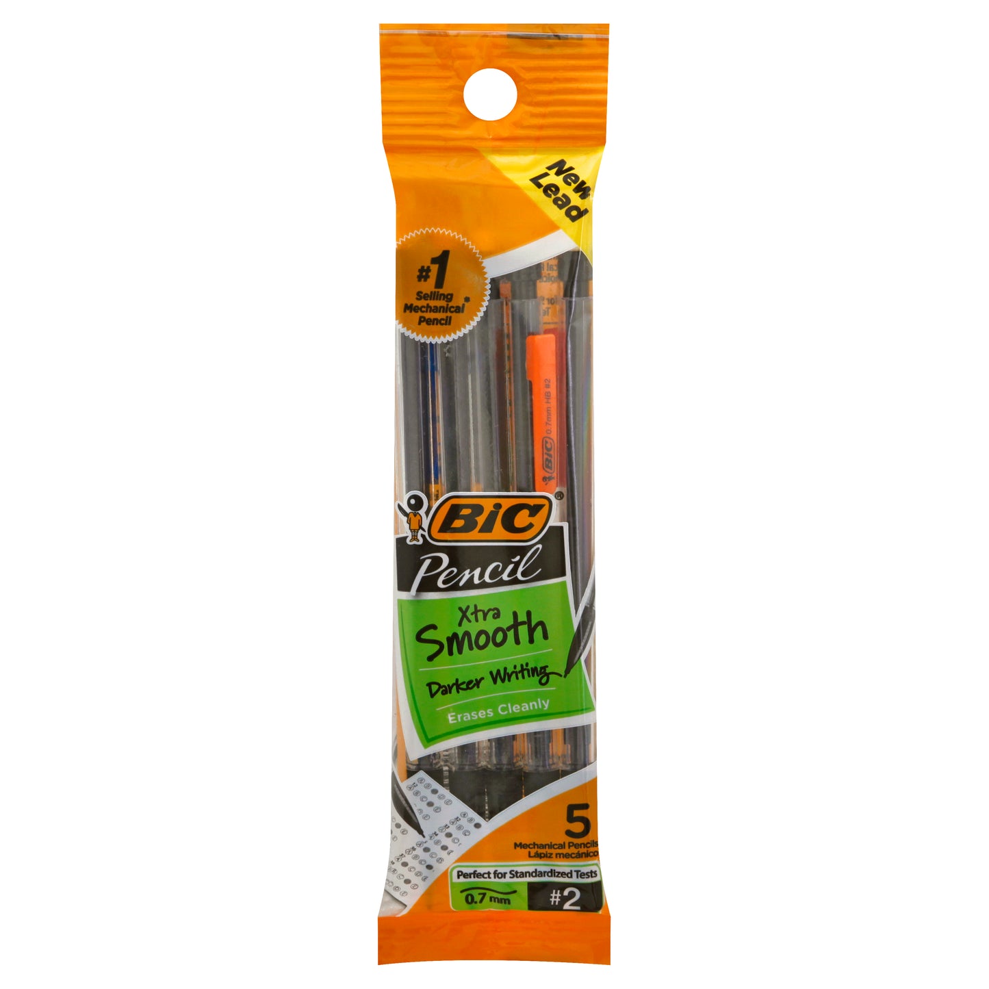 BiC Xtra Smooth No. 2 (0.7 mm) Mechanical Pencils 5 ea