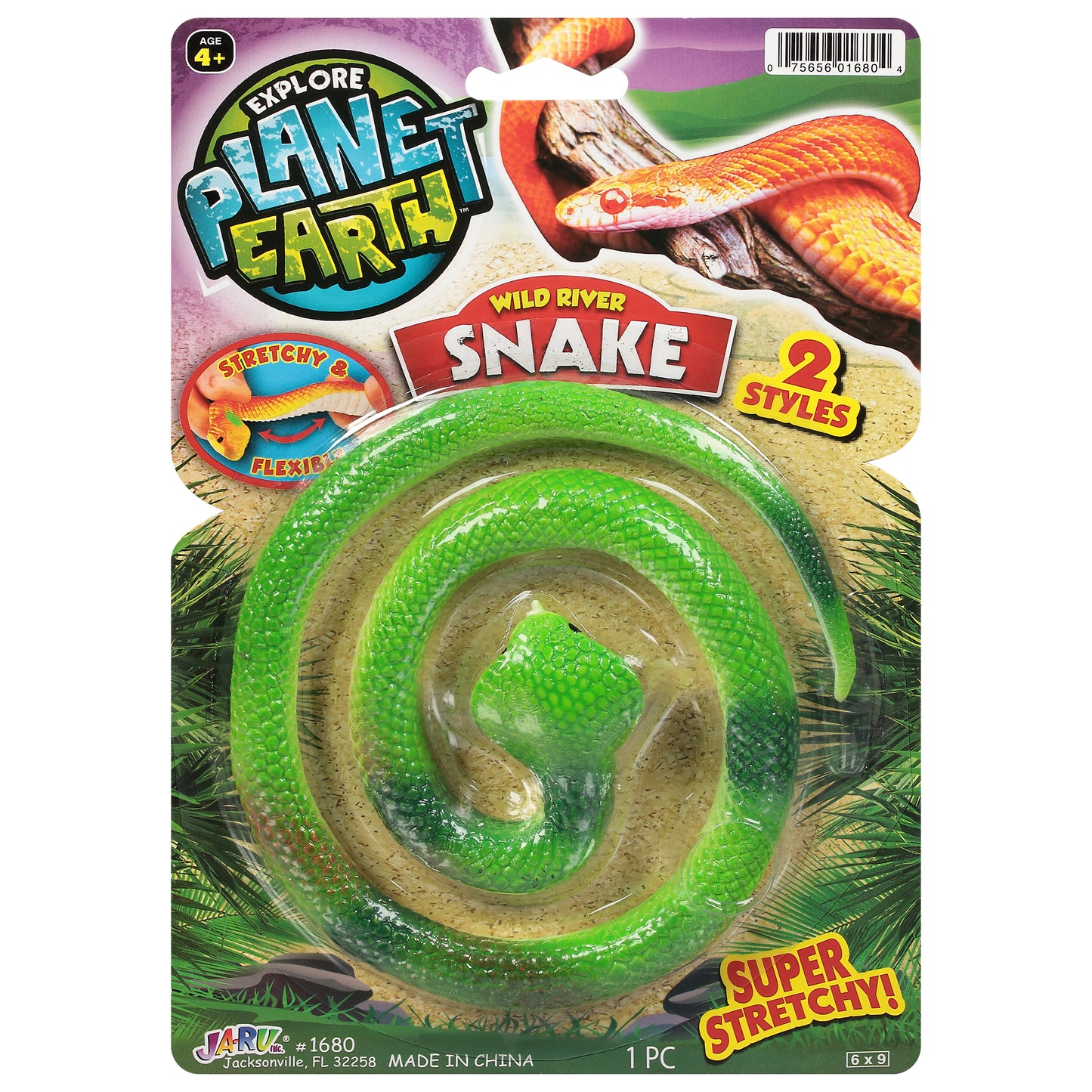 Ja-Ru Explore Planet Earth Wild River Snake Toy 1 ea