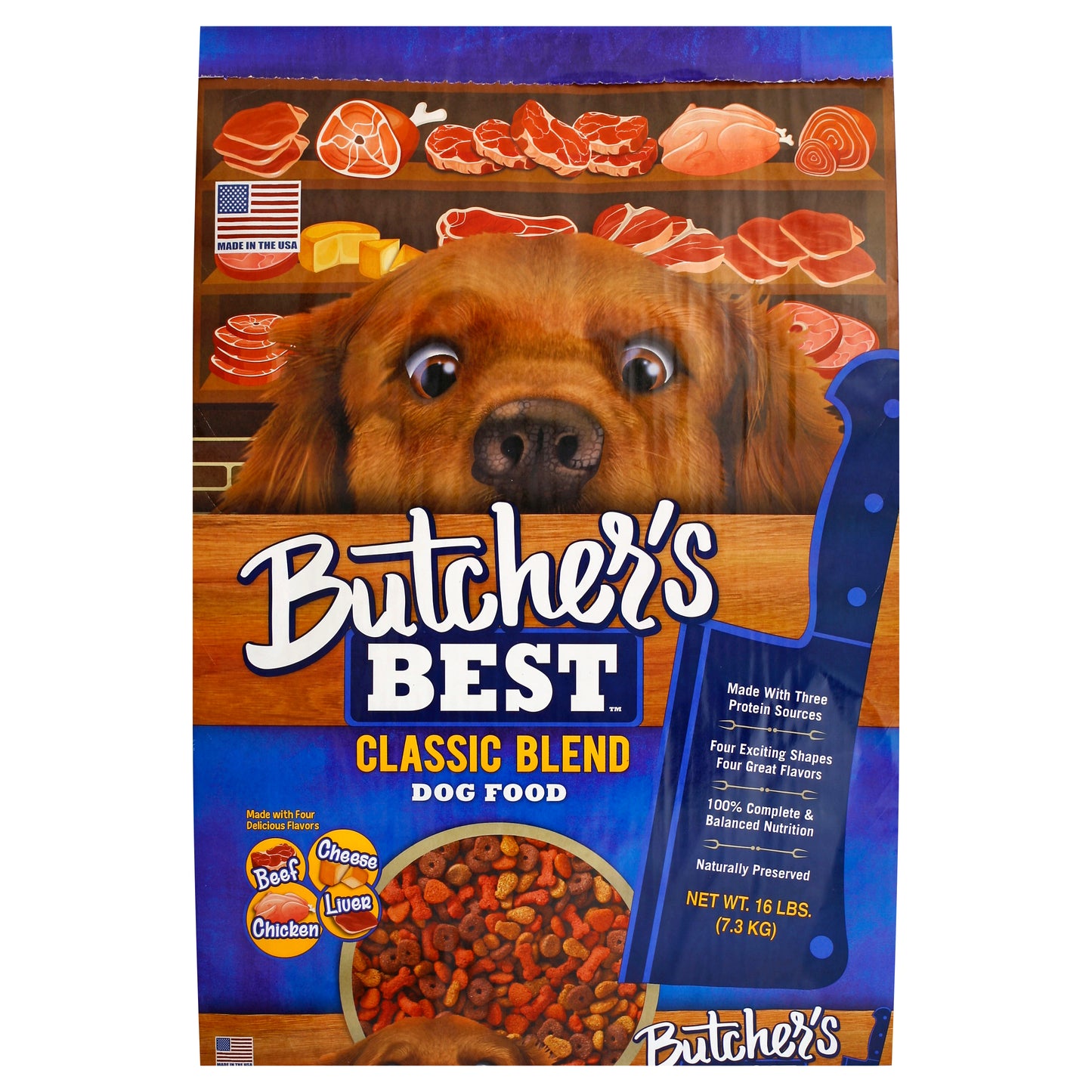Butcher's Best Dog Food 16 lb - Classic Blend