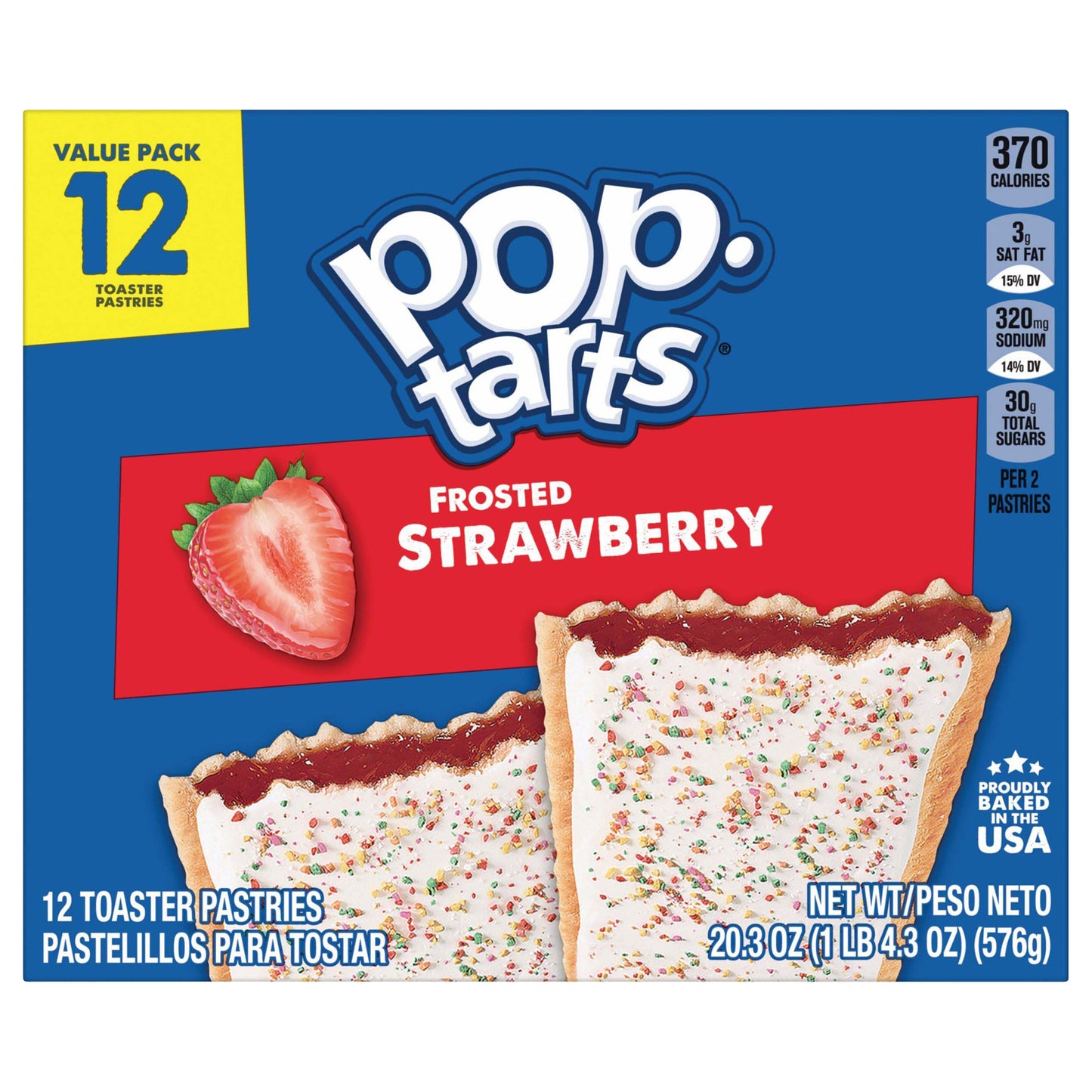 Pop-Tarts Frosted Strawberry Toaster Pastries
