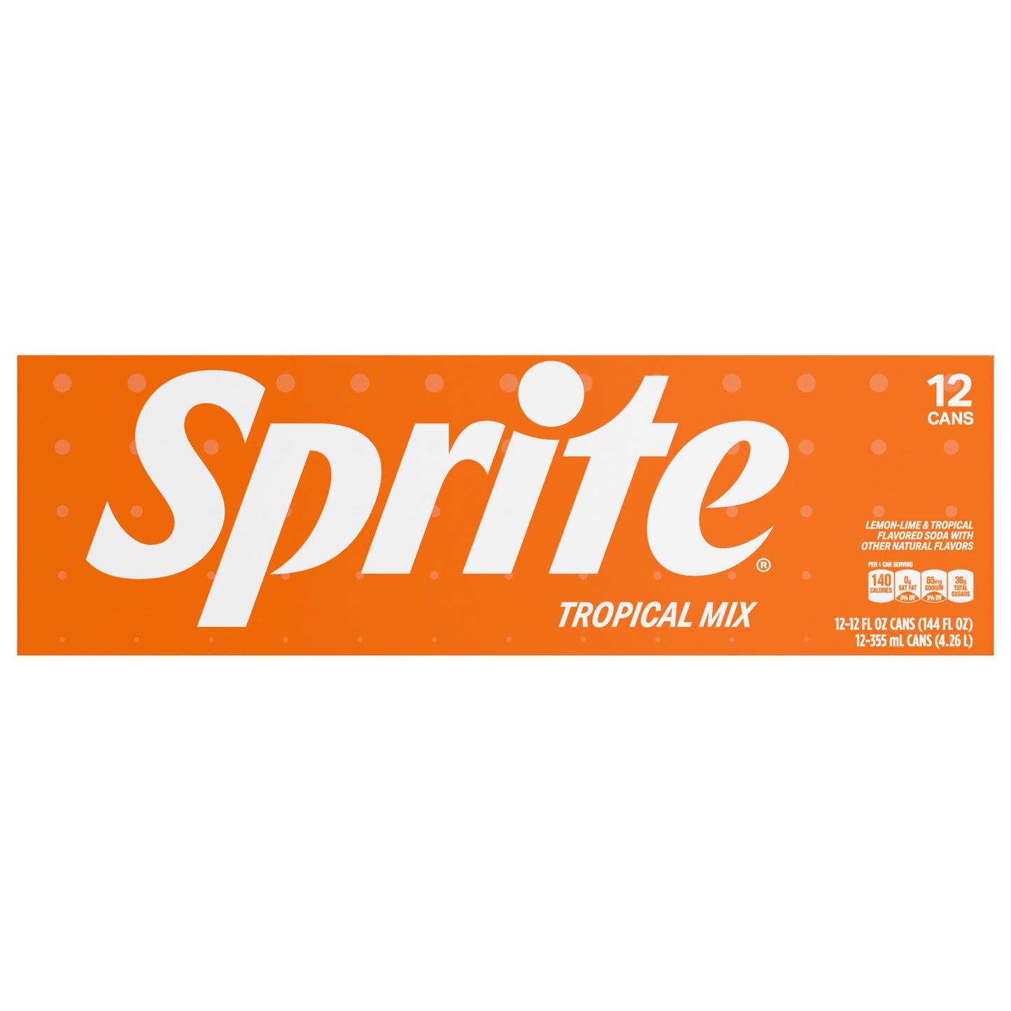 Sprite Tropical Mix Fridge Pack Cans, 12 fl oz, 12 Pack