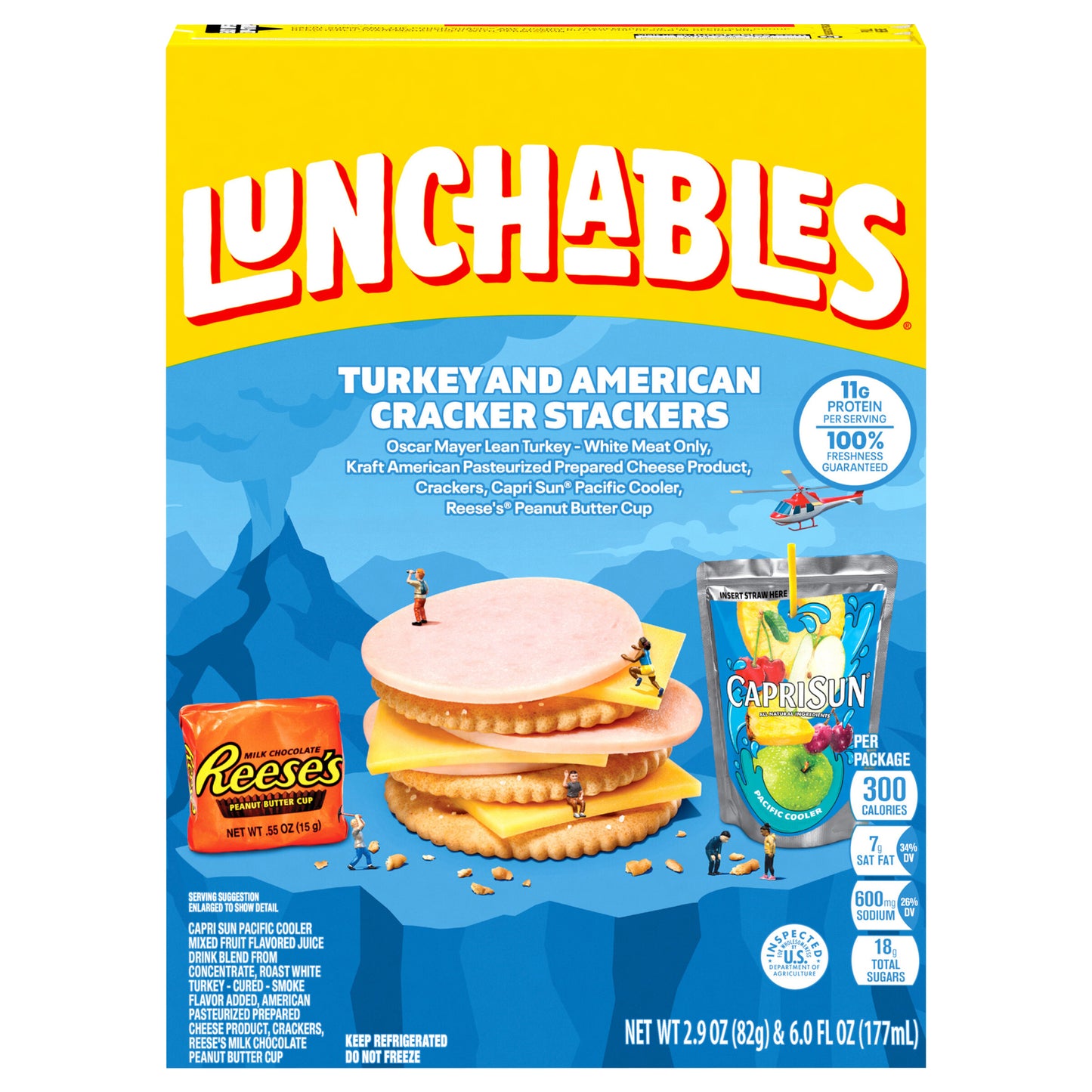Lunchables Turkey and American Cracker Stackers Lunch Combinations 1 ea
