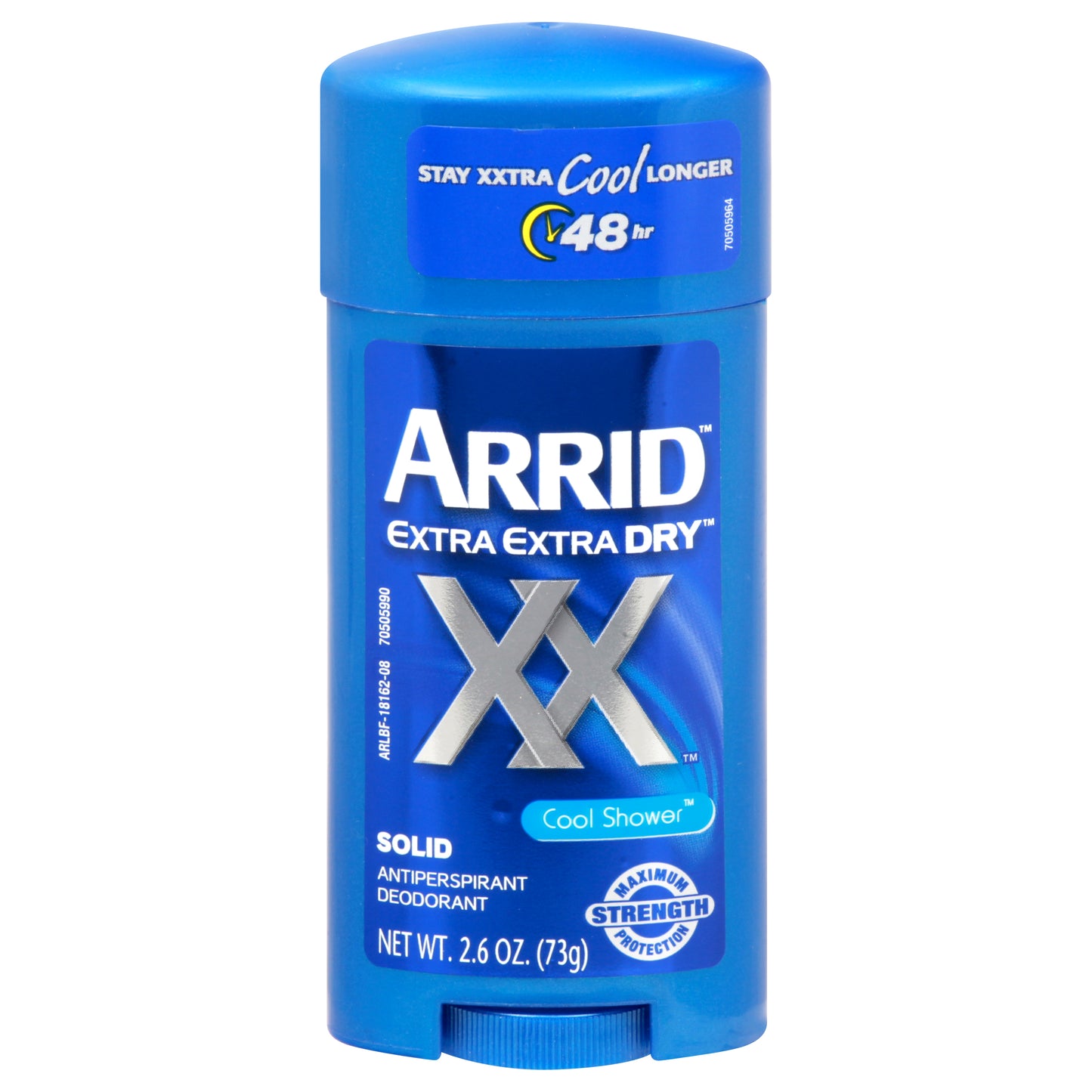 Arrid Extra Extra Dry Solid Cool Shower Antiperspirant Deodorant 2.6 oz