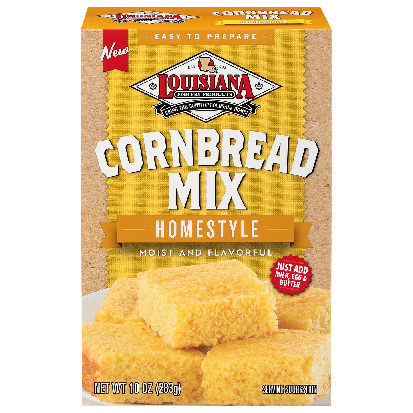 Louisiana Fish Fry Products Homestyle Cornbread Mix 10 oz