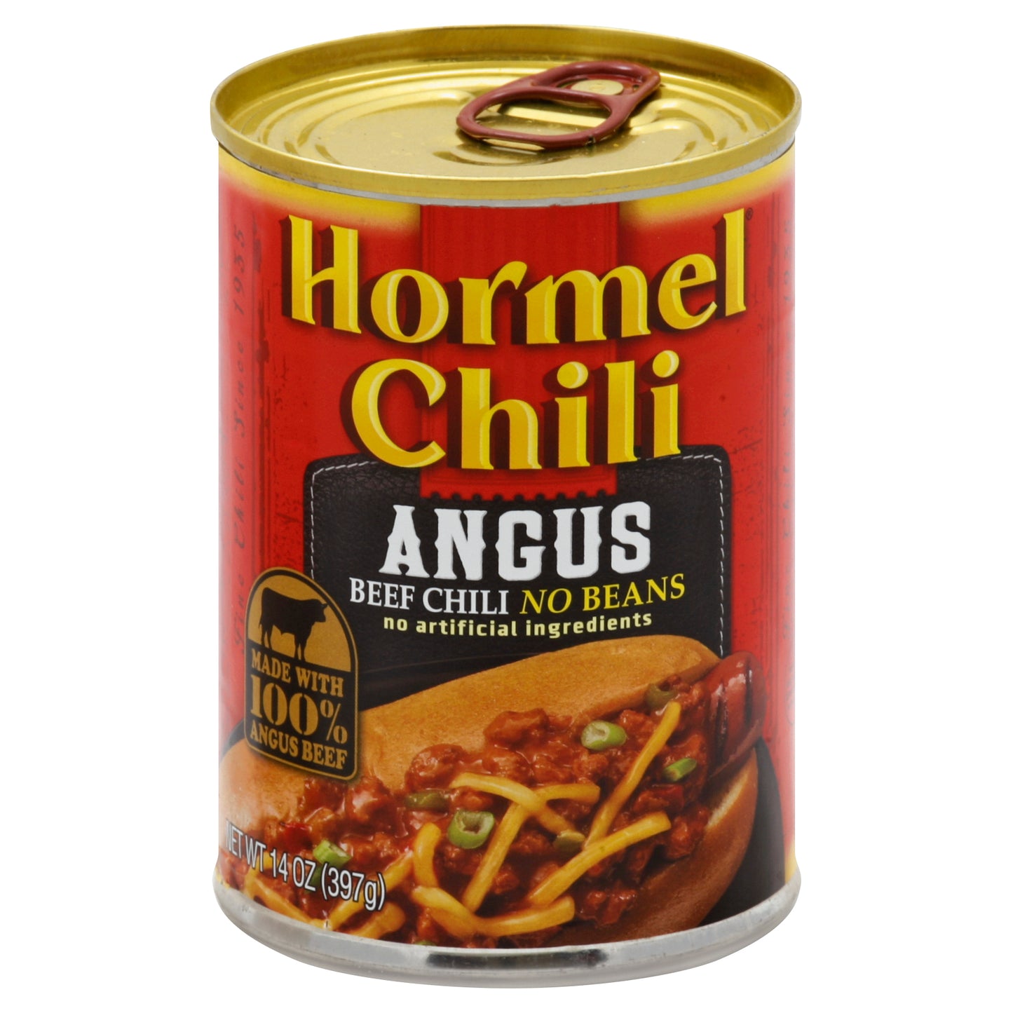 Hormel Chili 14 oz - ANGUS BEEF CHILI NO BEANS