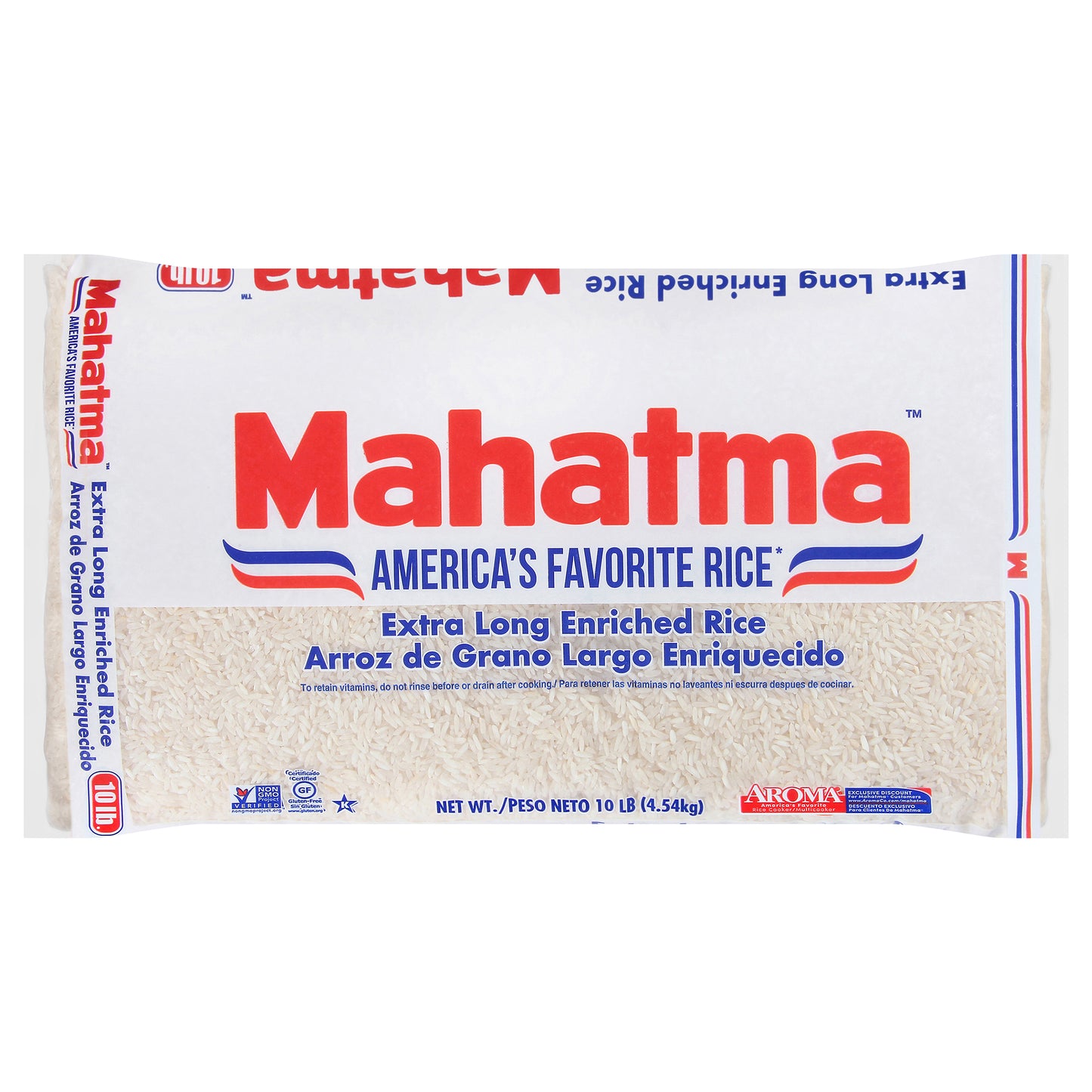 Mahatma Extra Long Grain Enriched Rice 10 lb
