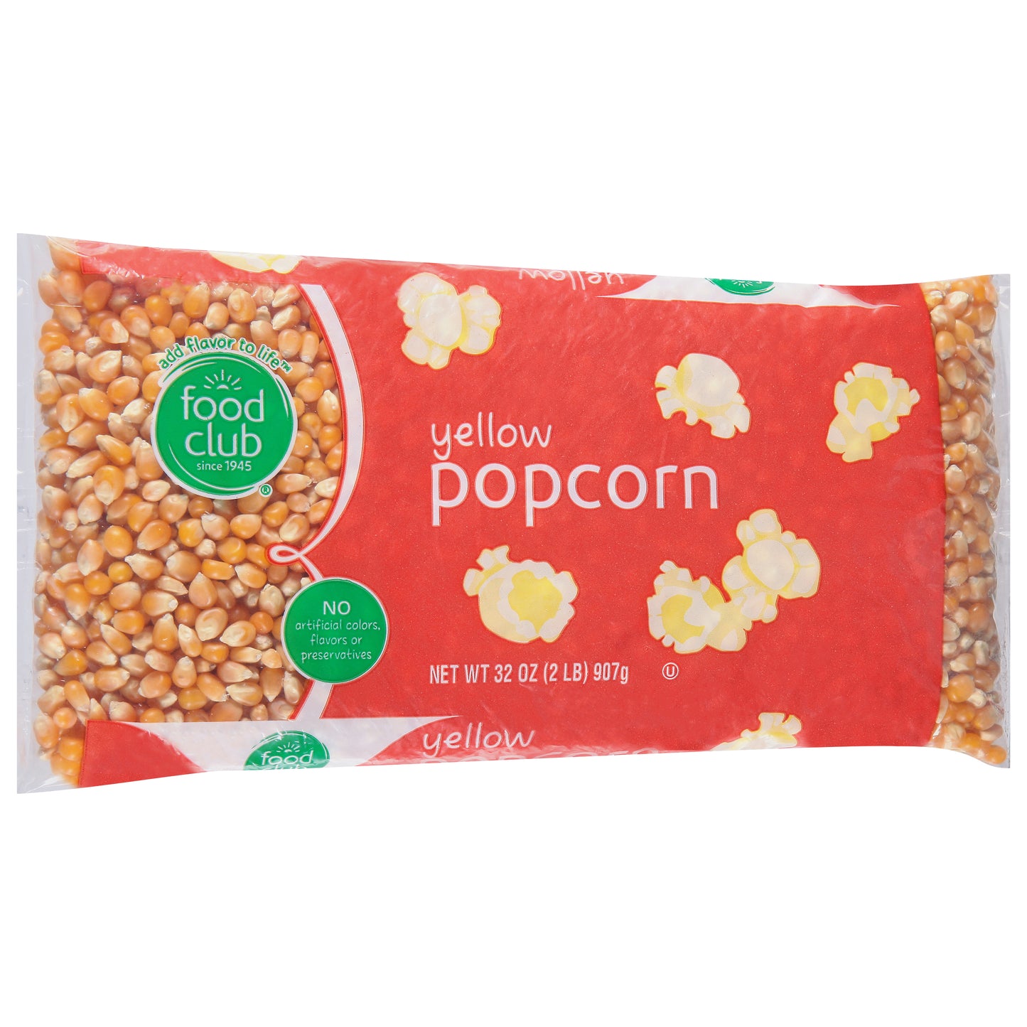 Food Club Yellow Popcorn 32 oz