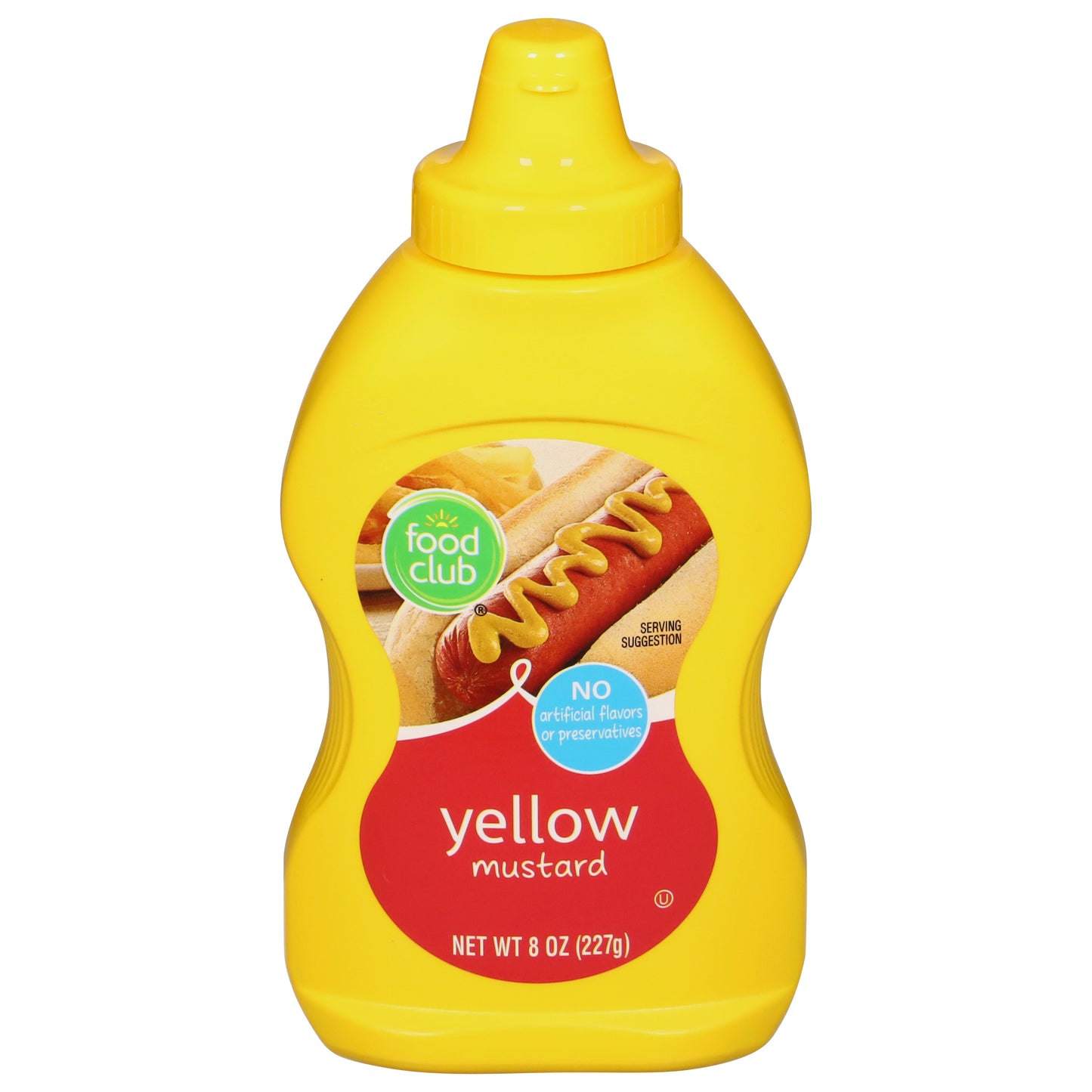 Food Club Yellow Mustard 8 oz