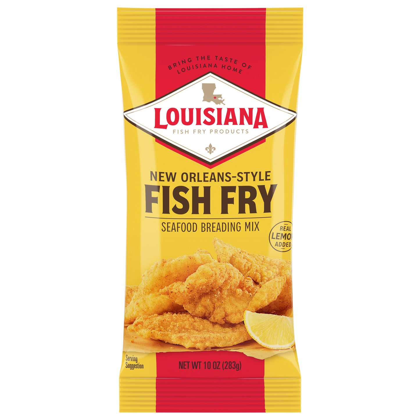 Louisiana Fish Fry Products New Orleans-Style Seafood Breading Mix 10 oz