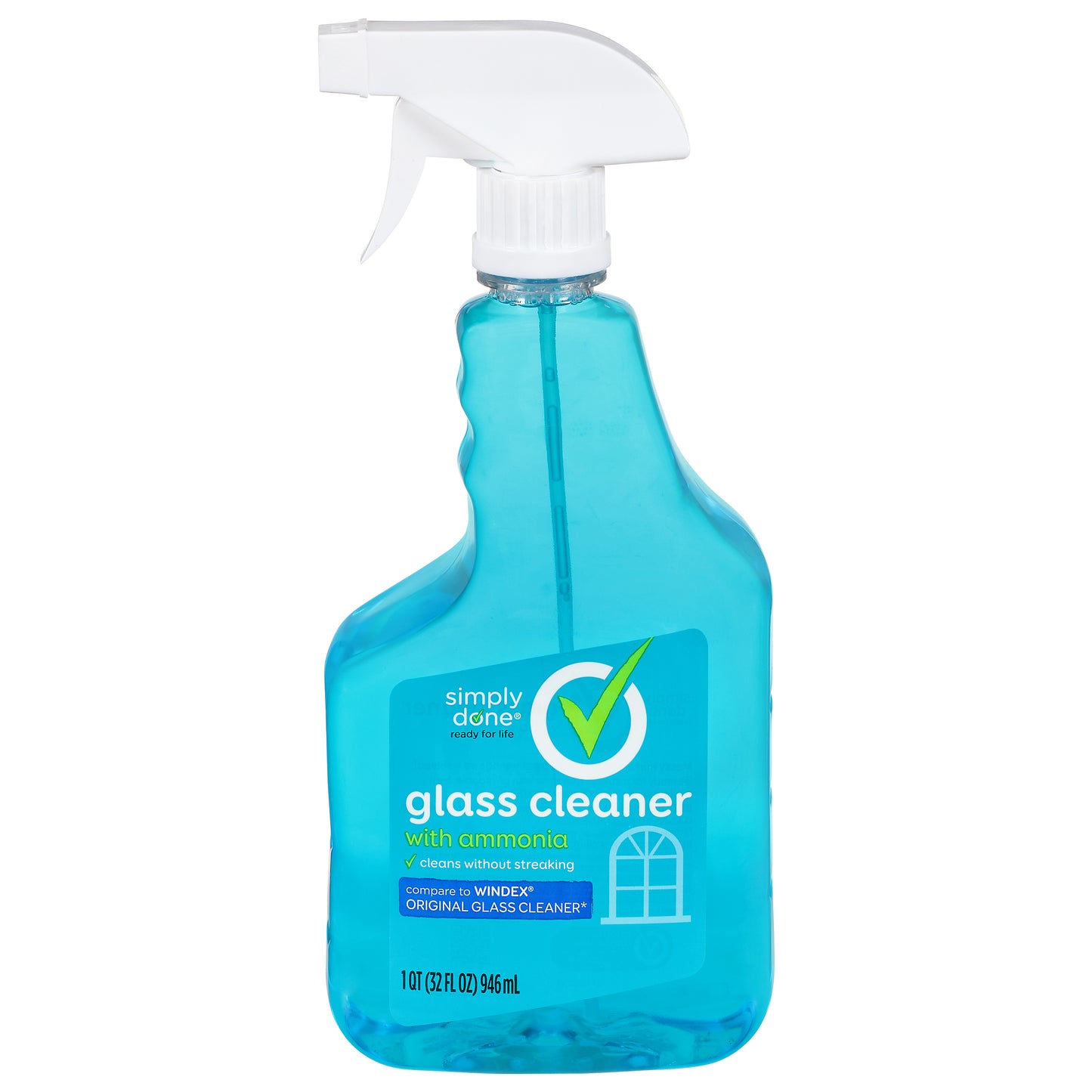 Simply Done With Ammonia Glass Cleaner 1 qt