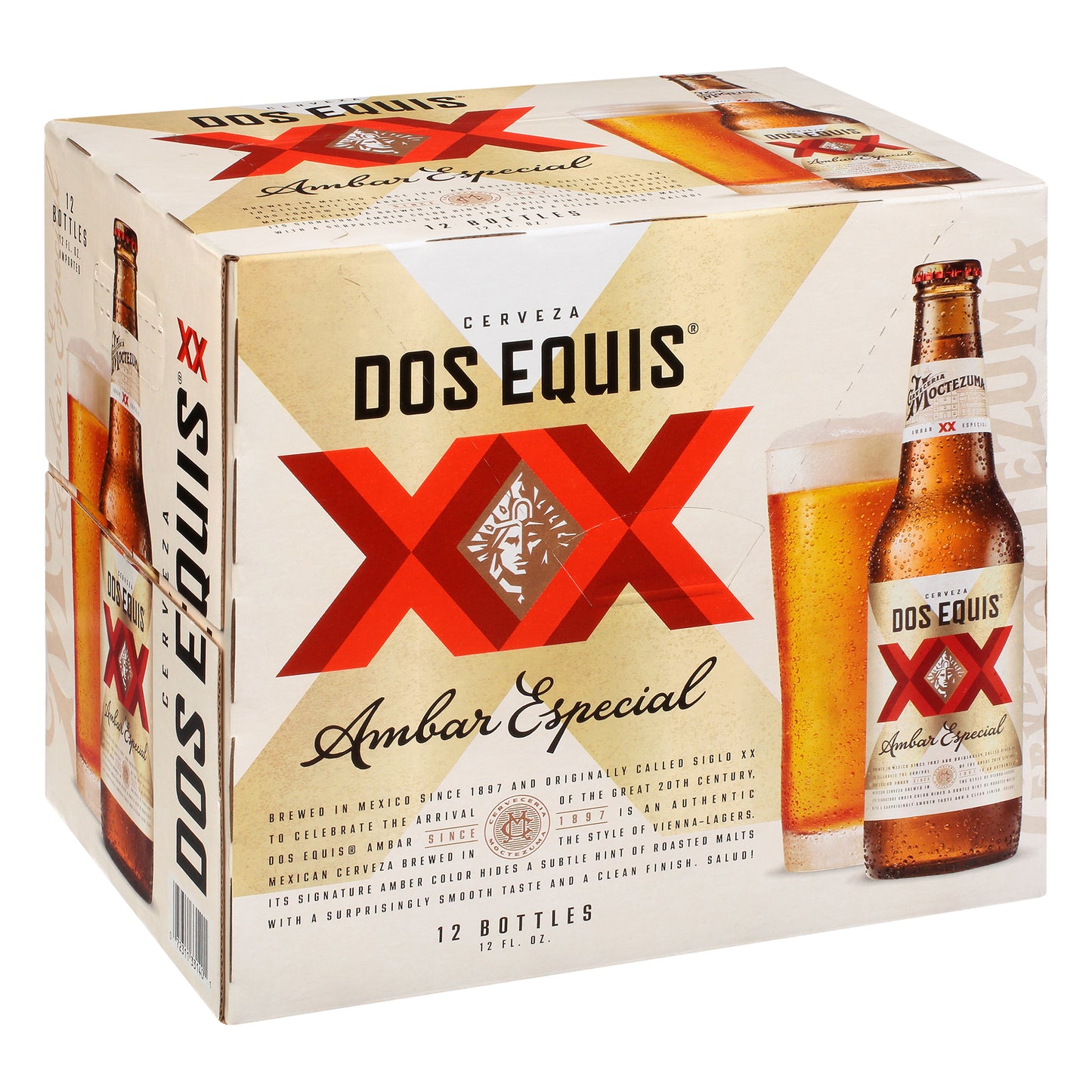 Dos Equis Ambar Especial Beer 12 ea