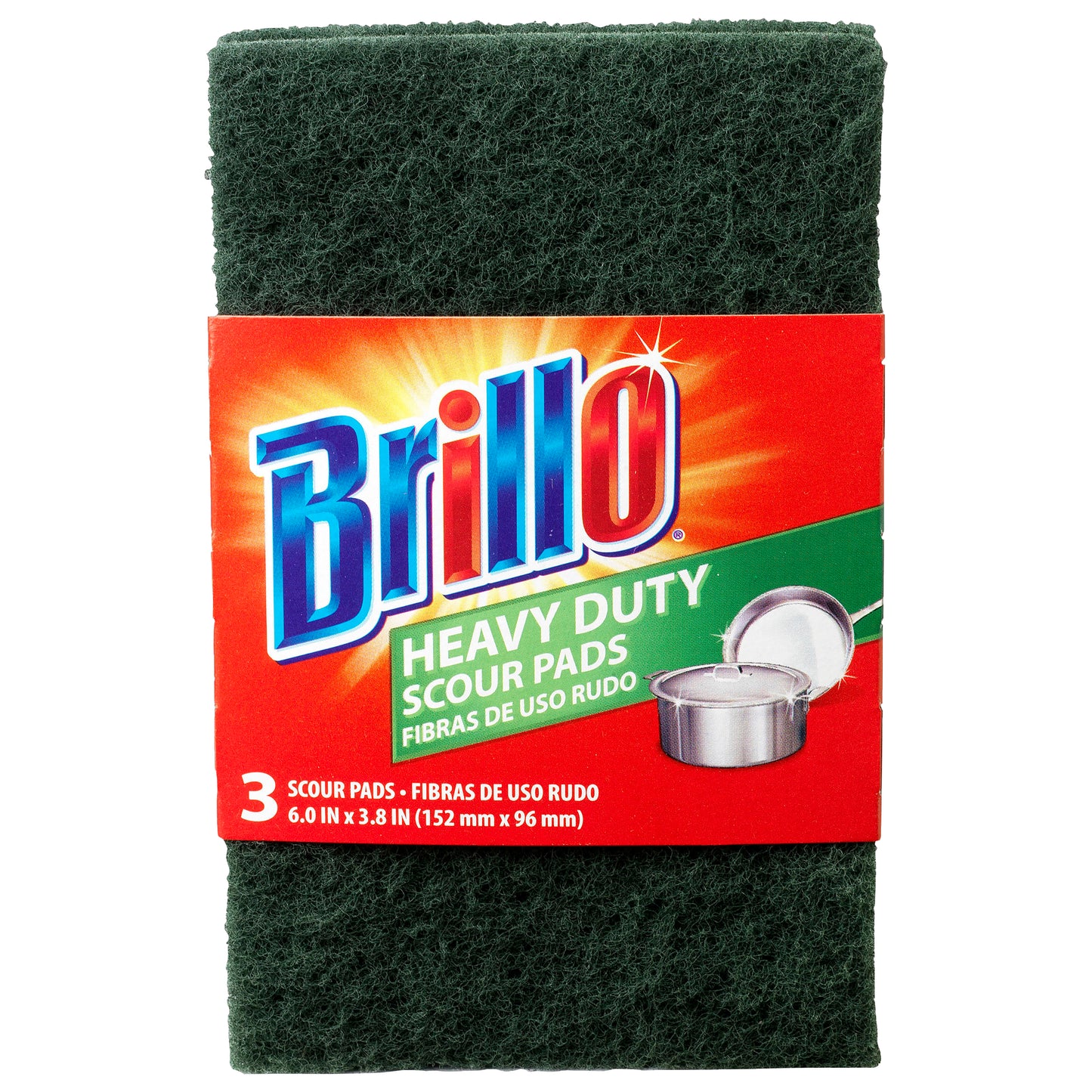 Brillo Heavy Duty Scour Pads 3ct