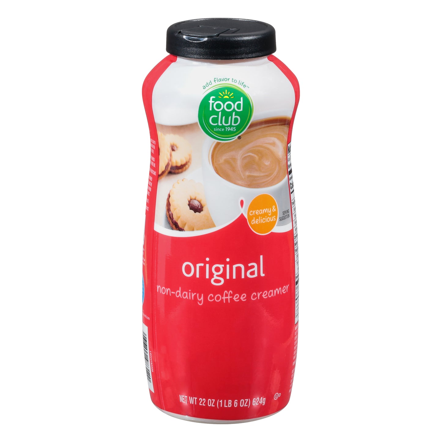 Food Club Non-Dairy Original Coffee Creamer 22 oz