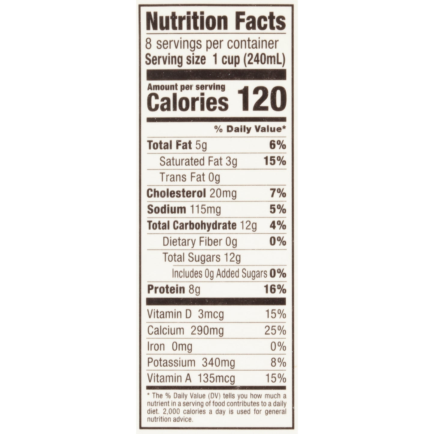 2% Reduced Fat Milk