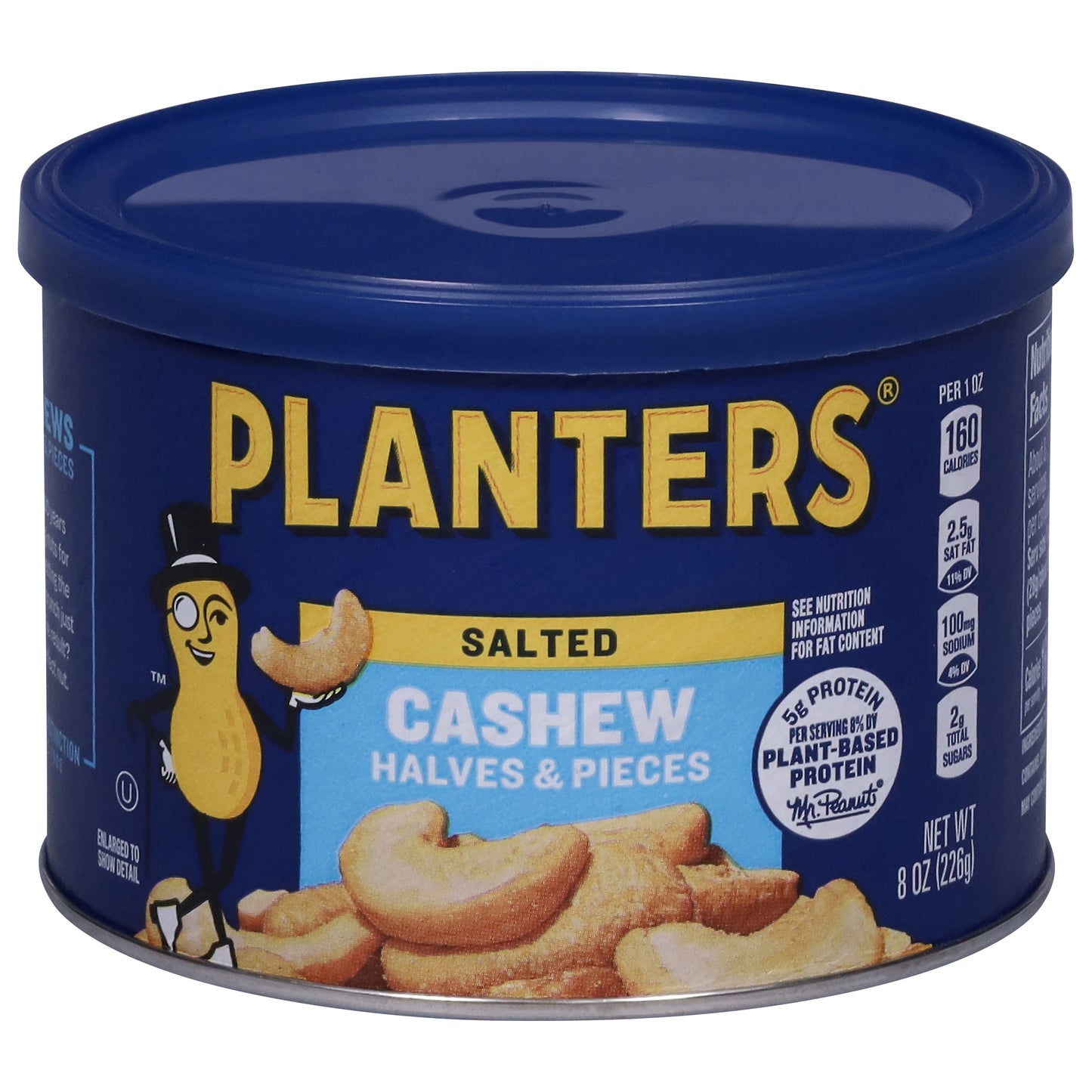 Planters Halves & Pieces Salted Cashew 8 oz