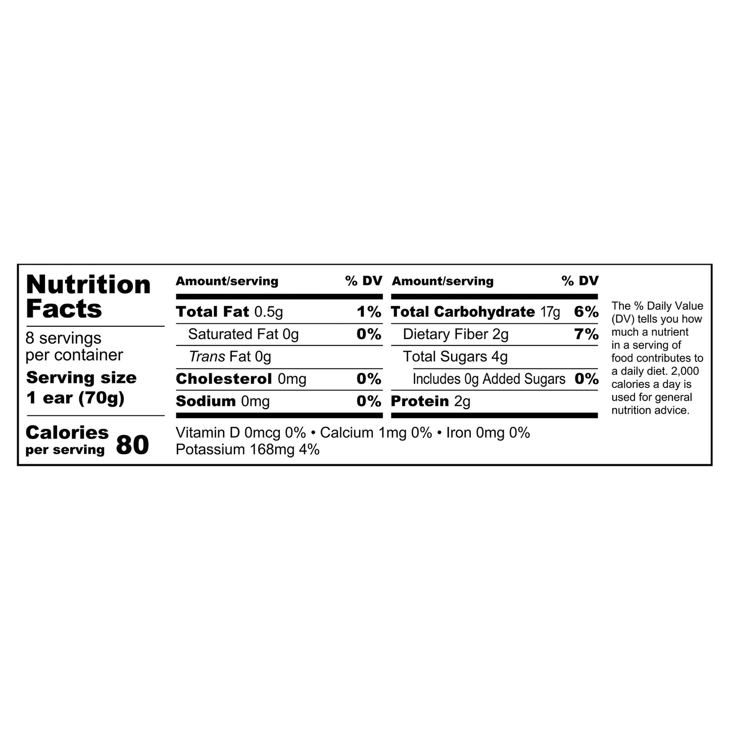 Pictsweet Farms Corn-on-the-Cob - 8 Short Ears