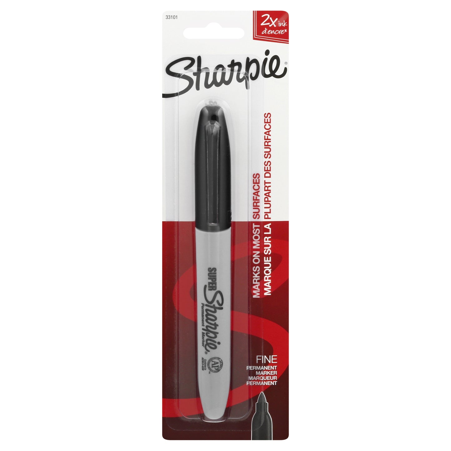 Sharpie Black Super Fine Point Permanent Marker 1 ea