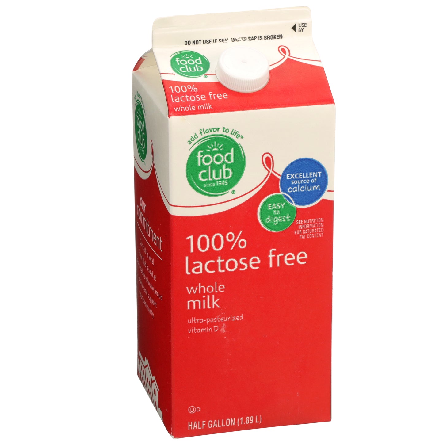 100% Lactose Free Whole Milk