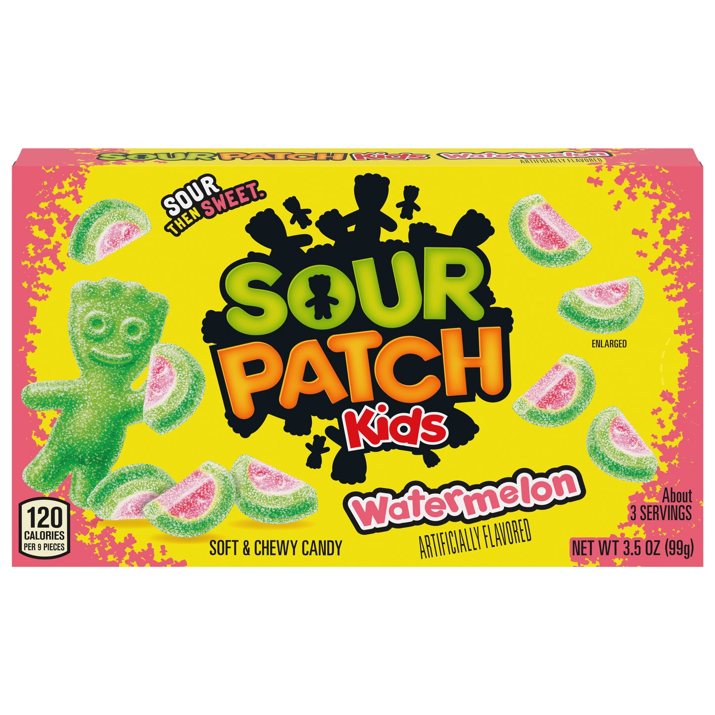 Sour Patch Kids Soft & Chewy Watermelon Candy 3.5 oz