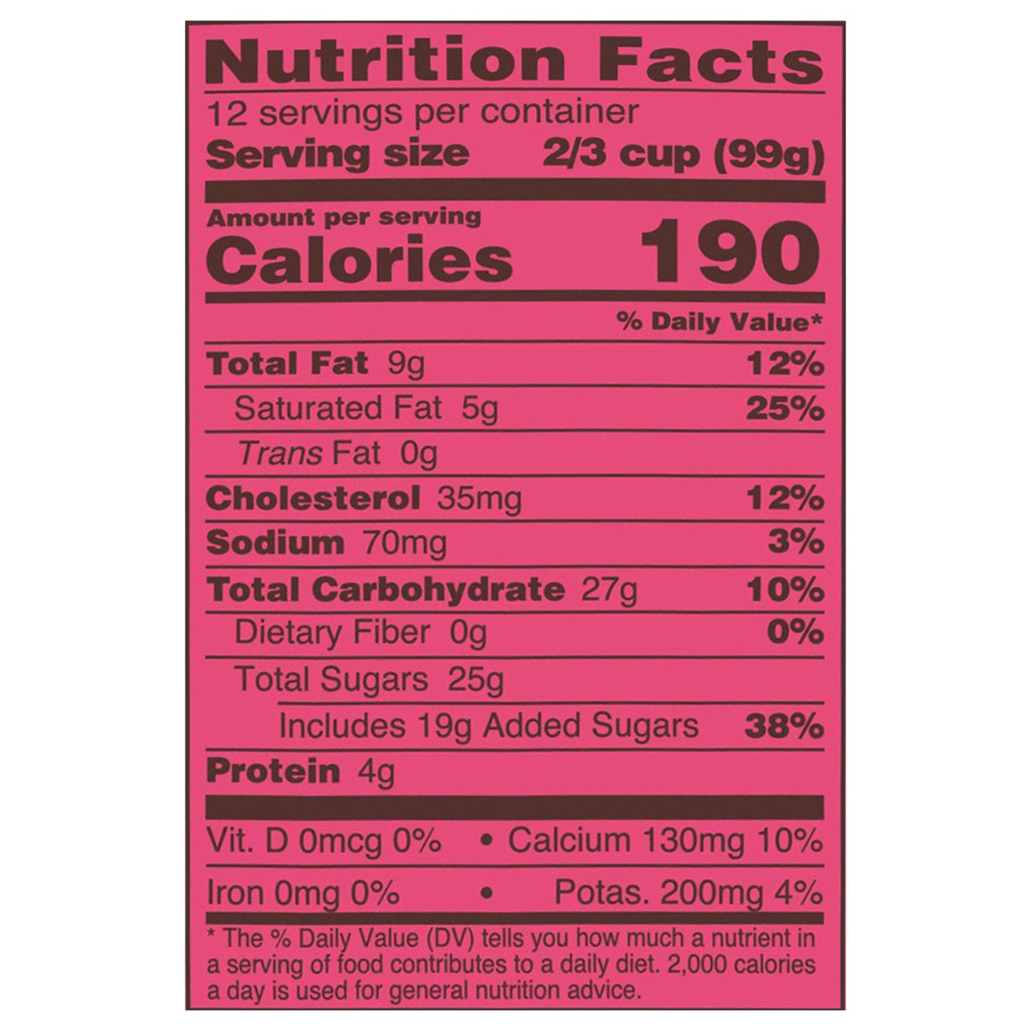 Blue Bell Strawberry Ice Cream 0.50 gal