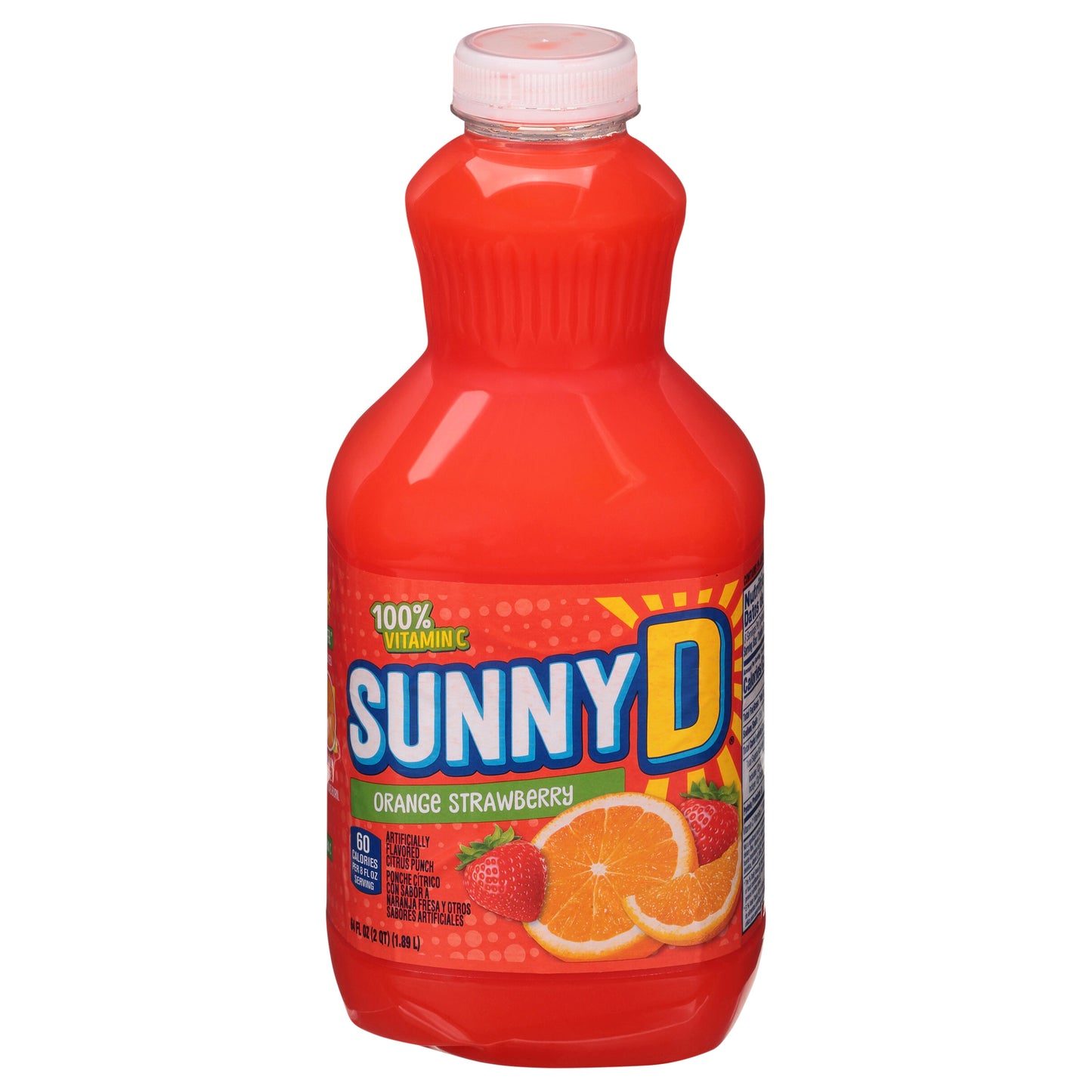 Sunnyd Orange Strawberry Juice Drink, 64 Fl Oz Bottle