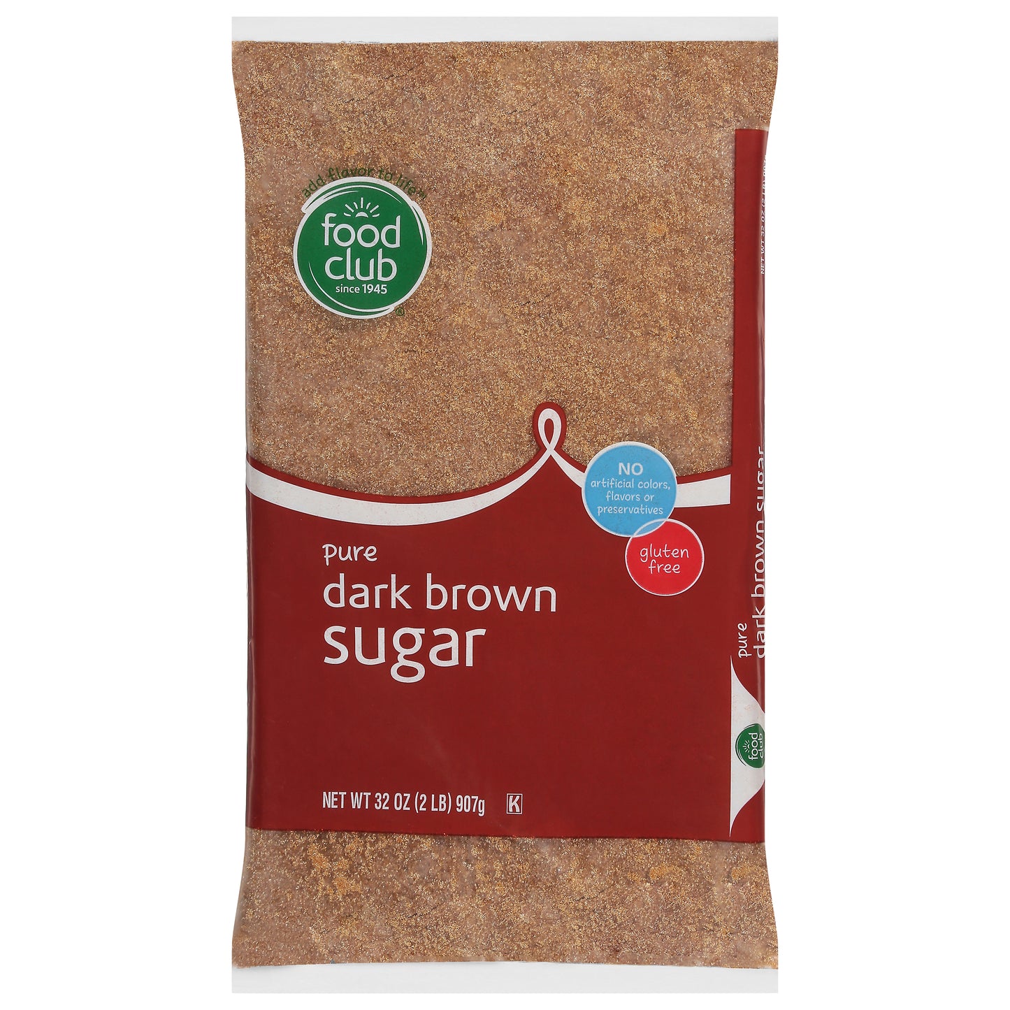 Food Club Pure Dark Brown Sugar 32 oz