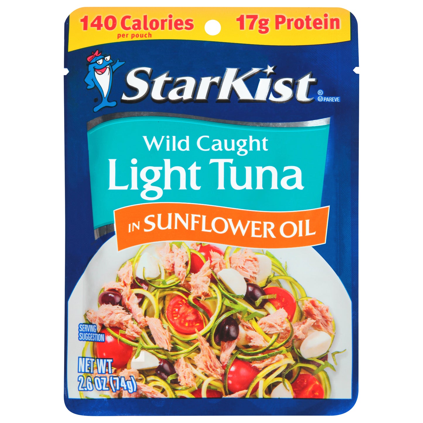StarKist Wild Caught Light Tuna in Sunflower Oil 2.6 oz