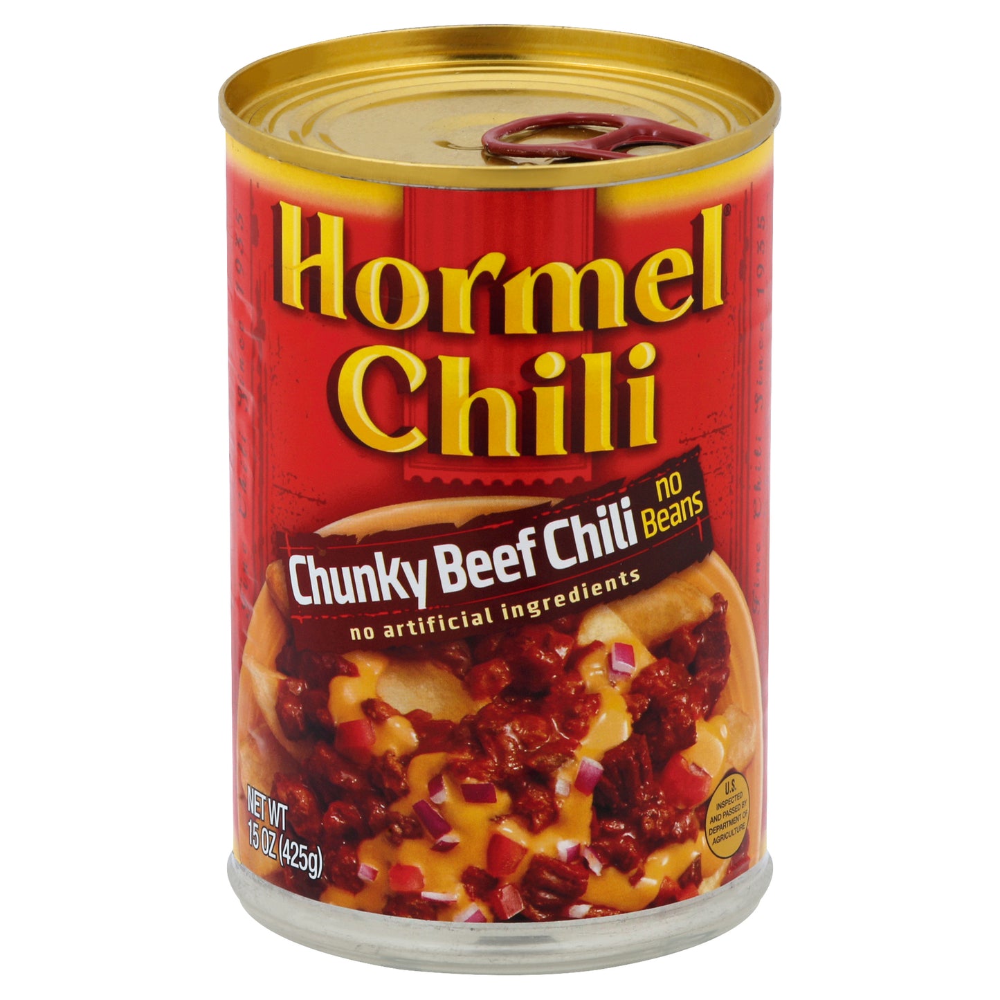 Hormel Chili 15 oz - Chunky Beef Chili no Beans